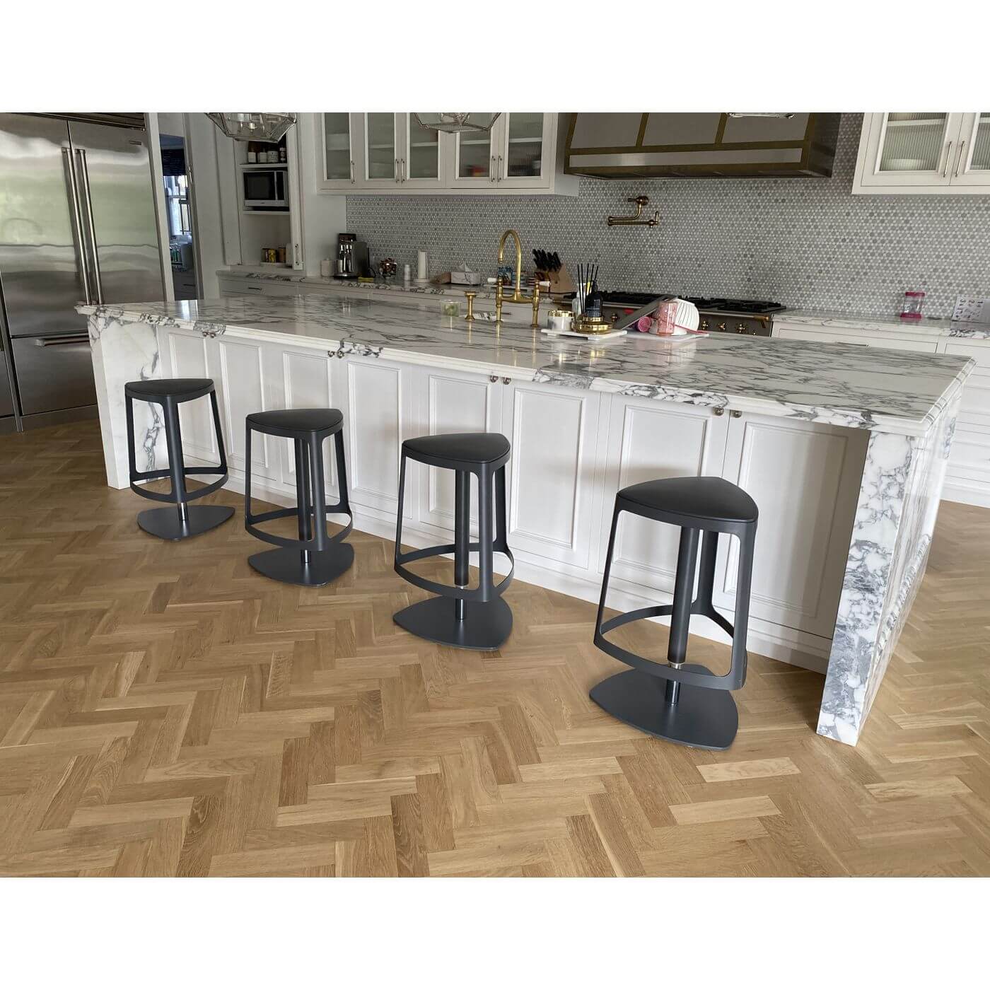 HGFS Leather Bar Stools