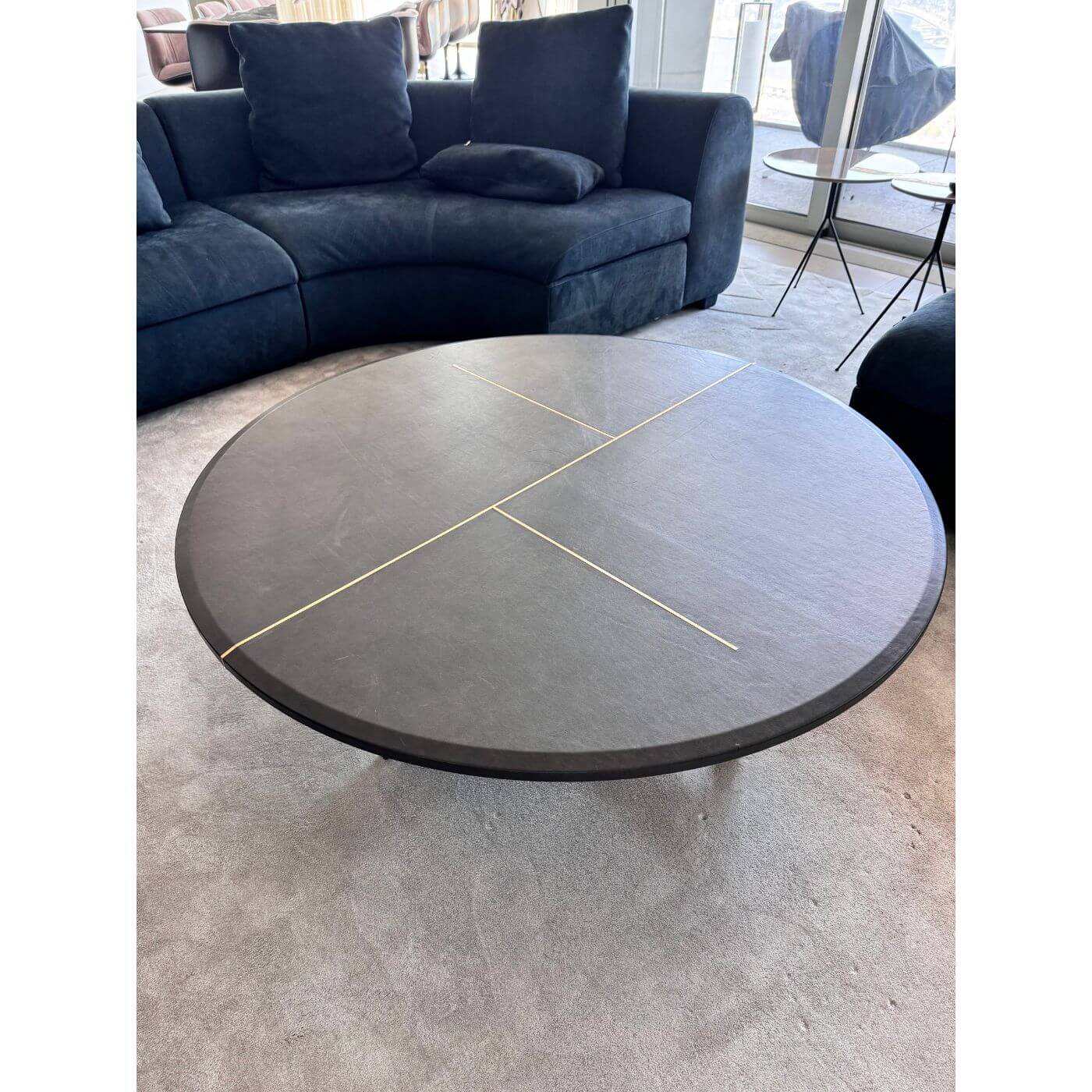 Two-Design-Lovers-Baxter-Leather-Coffee-table-round