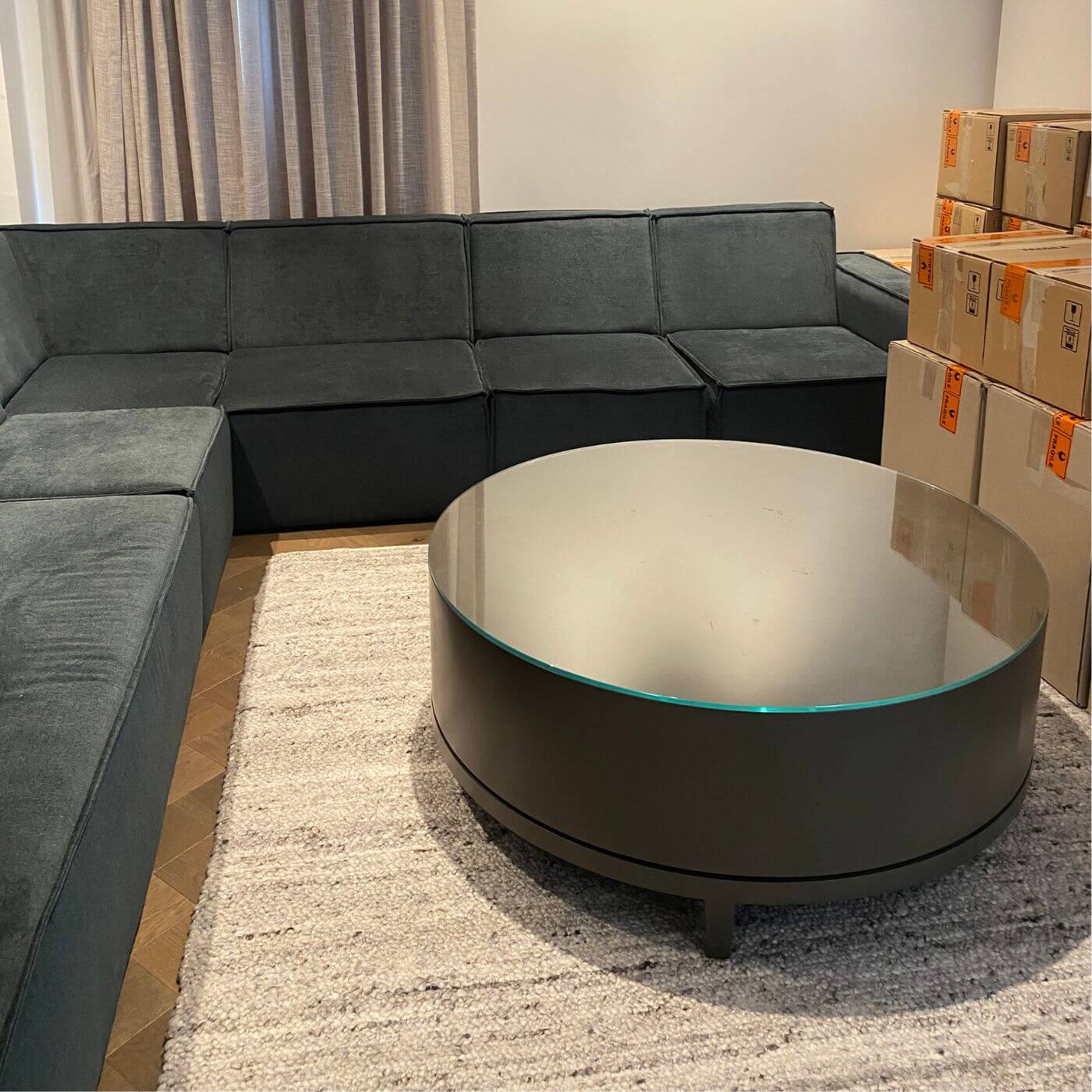 Two-Design-Lovers-Bespoke-circular-glass-and-timber-coffee-table