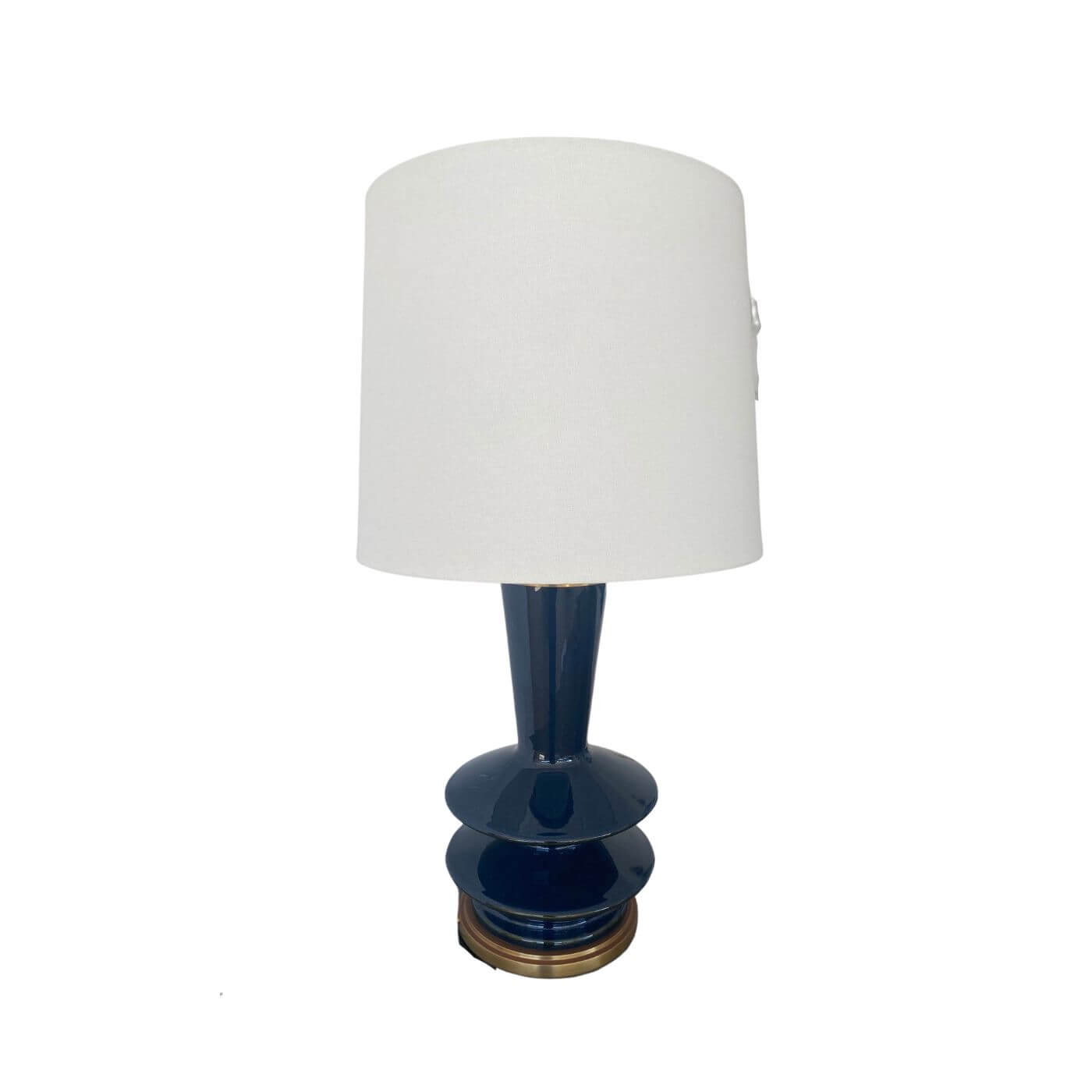 Two-Design-Lovers-Blue-Ceramic-Table-Lamp