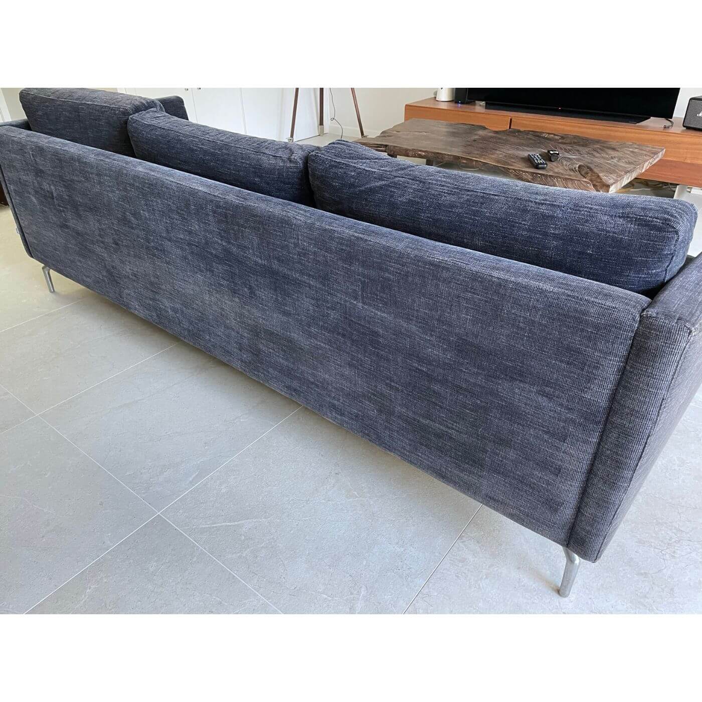 Two-Design-Lovers-BoConcept-dark-blue-Osaka-2.5-seater-sofa