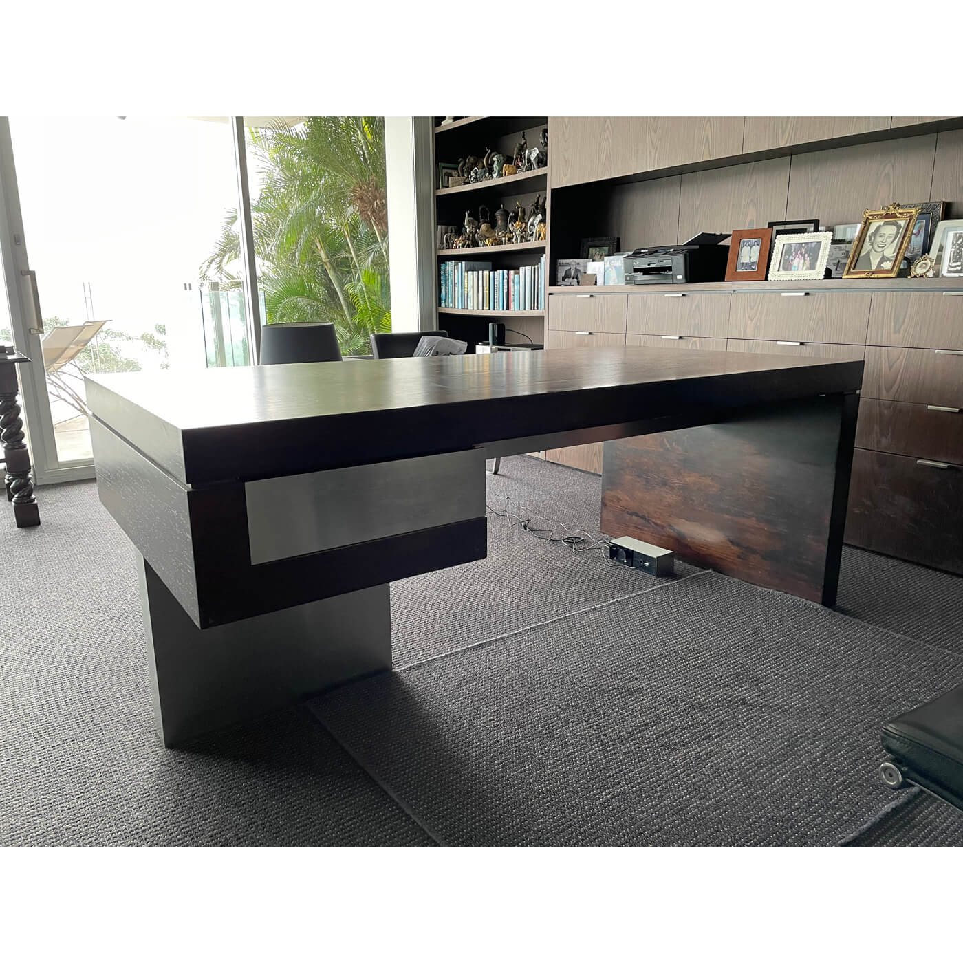 Desk in brutalist style