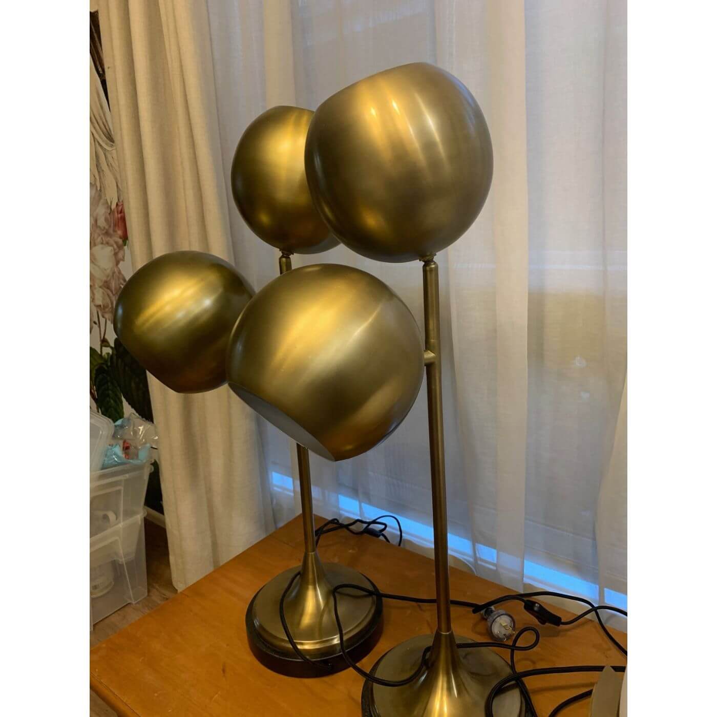 Two-Design-Lovers-Compton Antique Brass Table Lamp