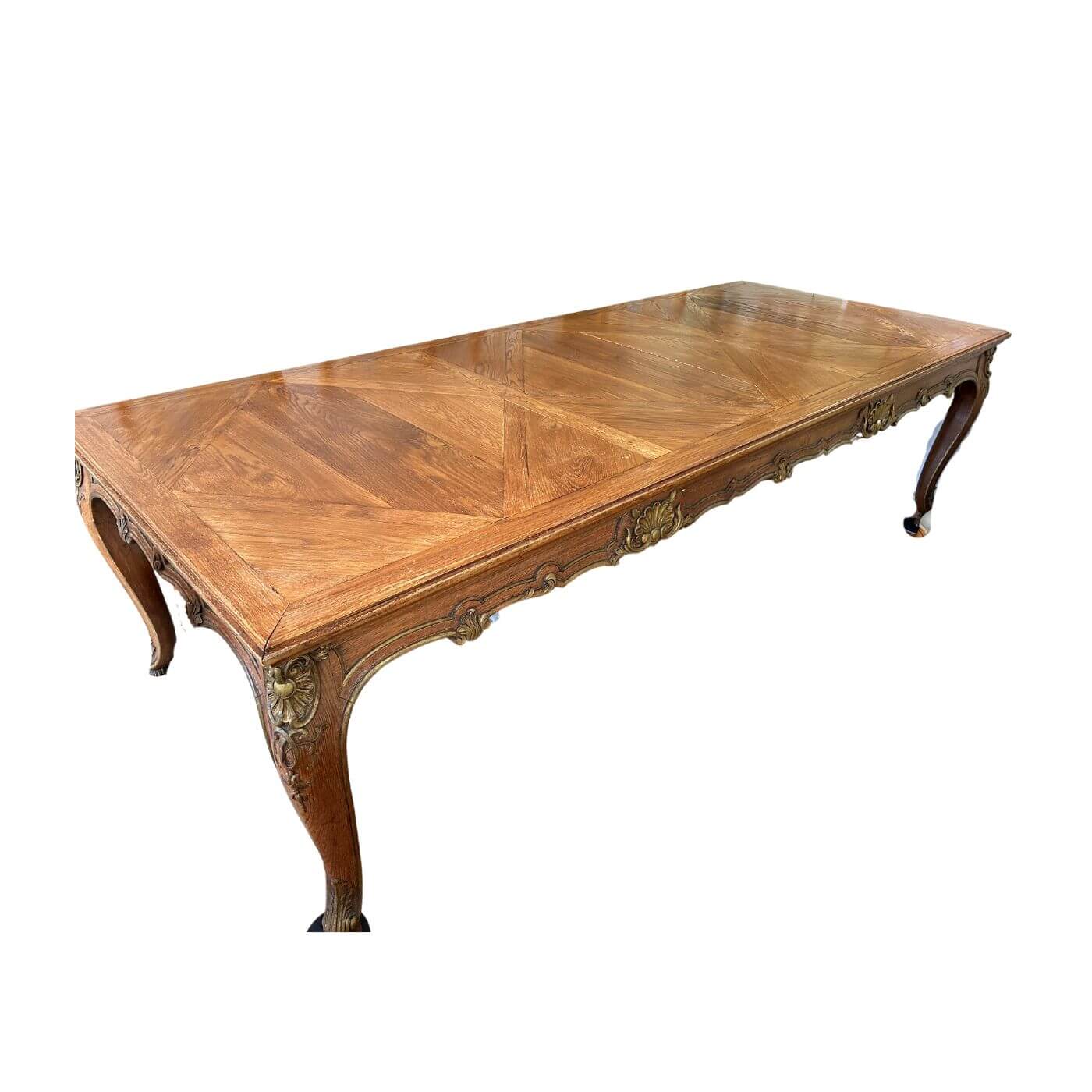 Two-Design-Lovers-Conley-&-Co-French-Oak-Dining-Table