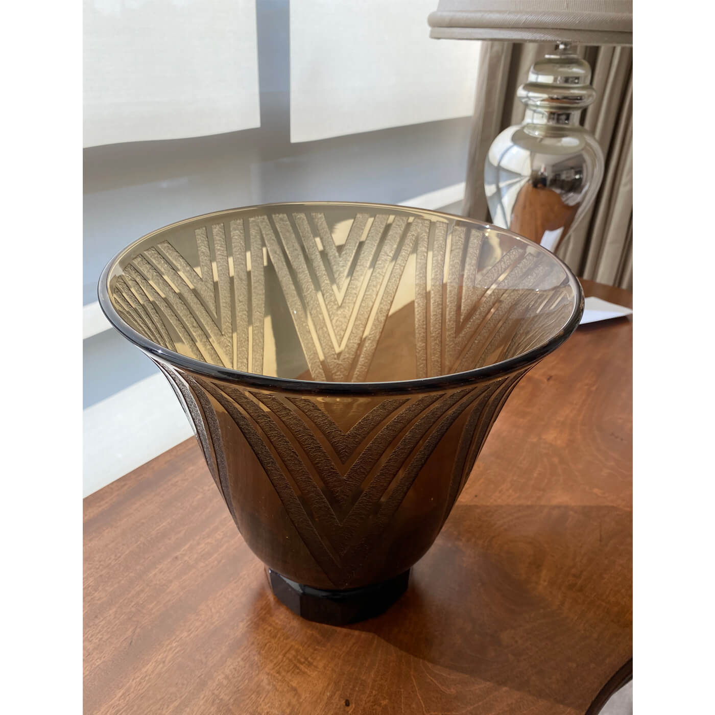 Daum art deco vase