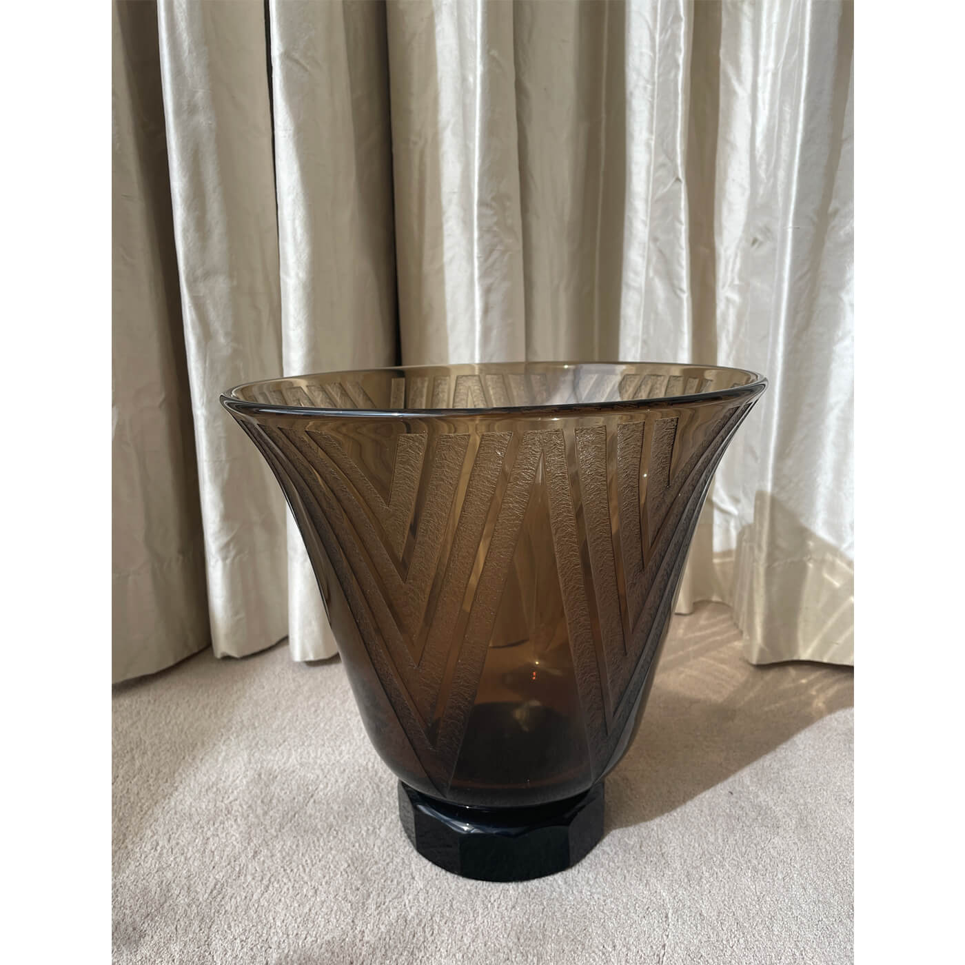 Daum art deco vase