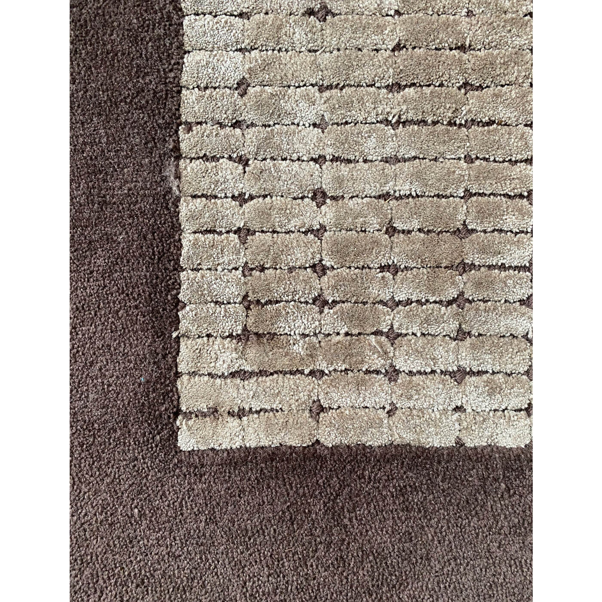 Next Rugs Cross Designer Rugs Crossgrid Rug, Chocolate