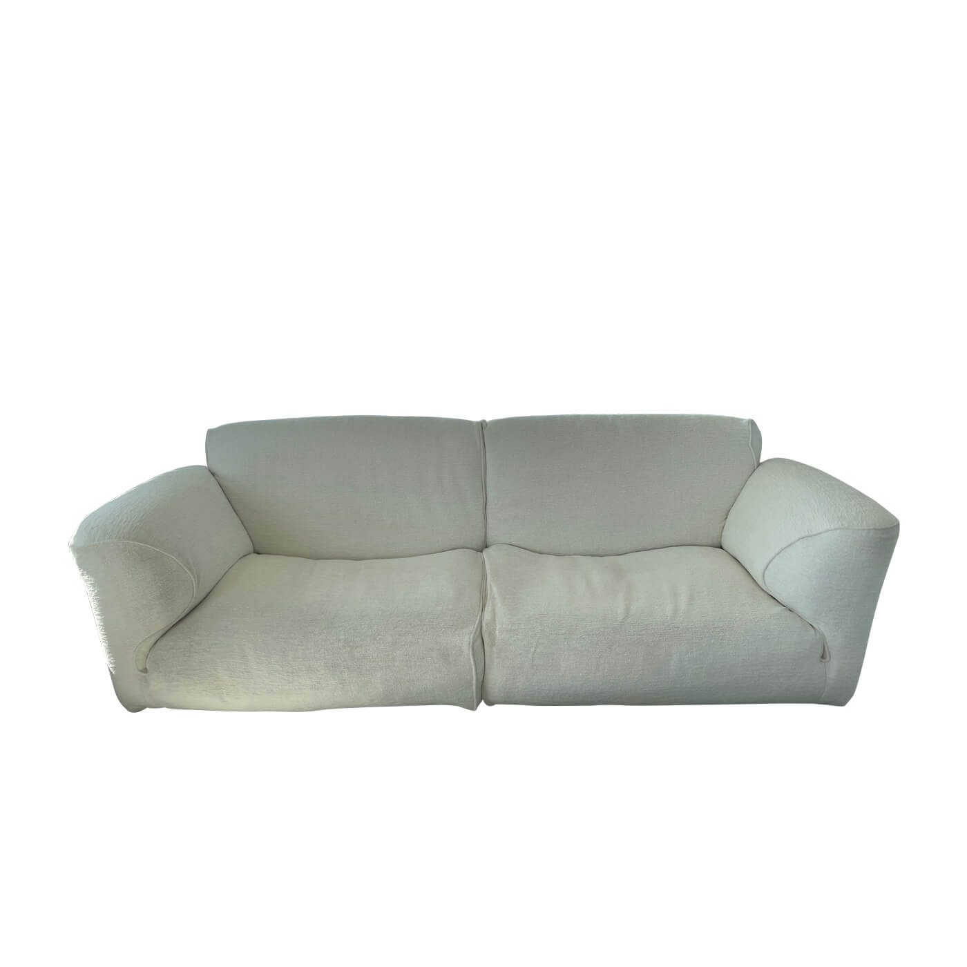 Edra Grande Soffice sofa and ottoman