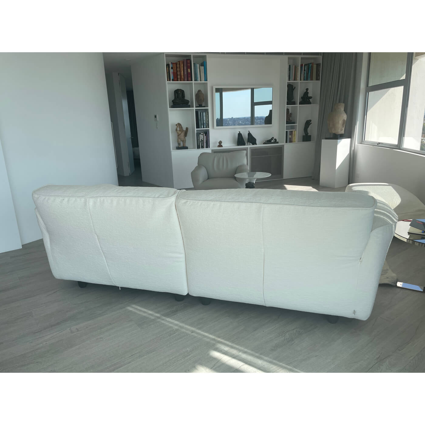 Edra Grande Soffice sofa and ottoman