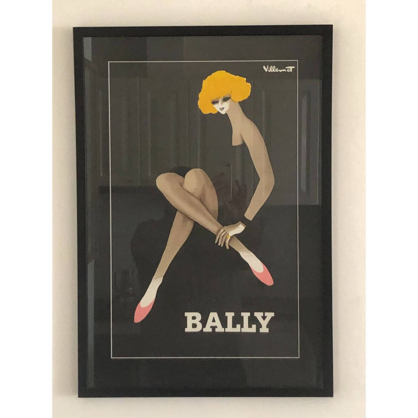 Two-Design-Lovers-Framed-Bally-Poster