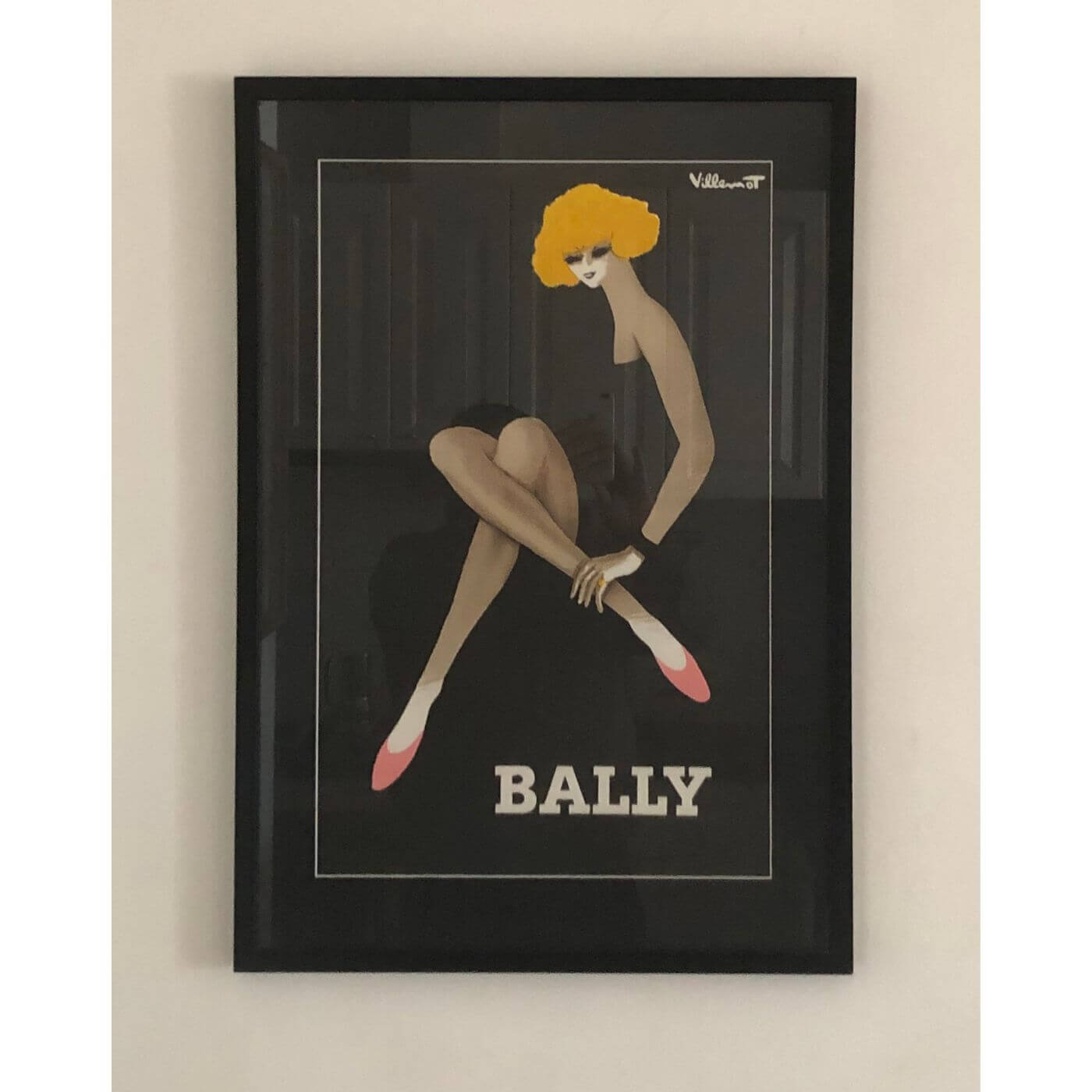 Two-Design-Lovers-Framed-Bally-Poster