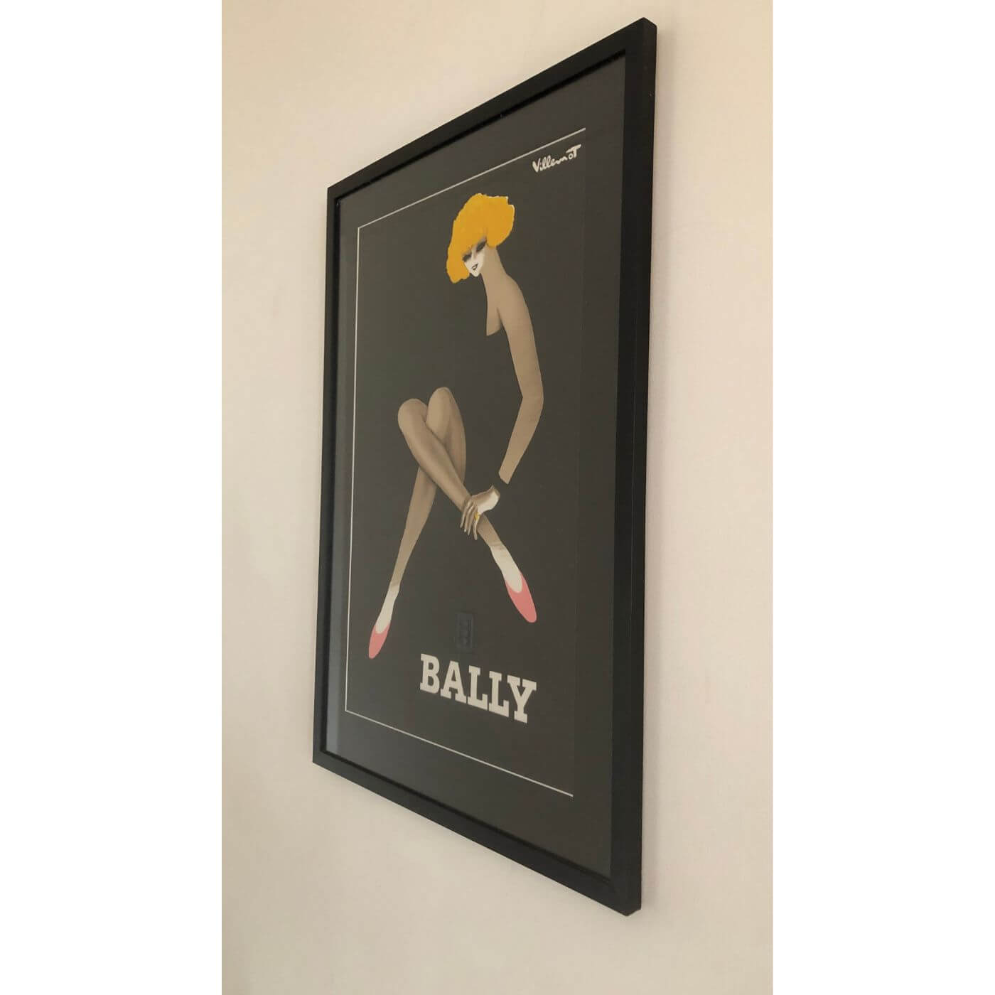 Two-Design-Lovers-Framed-Bally-Poster