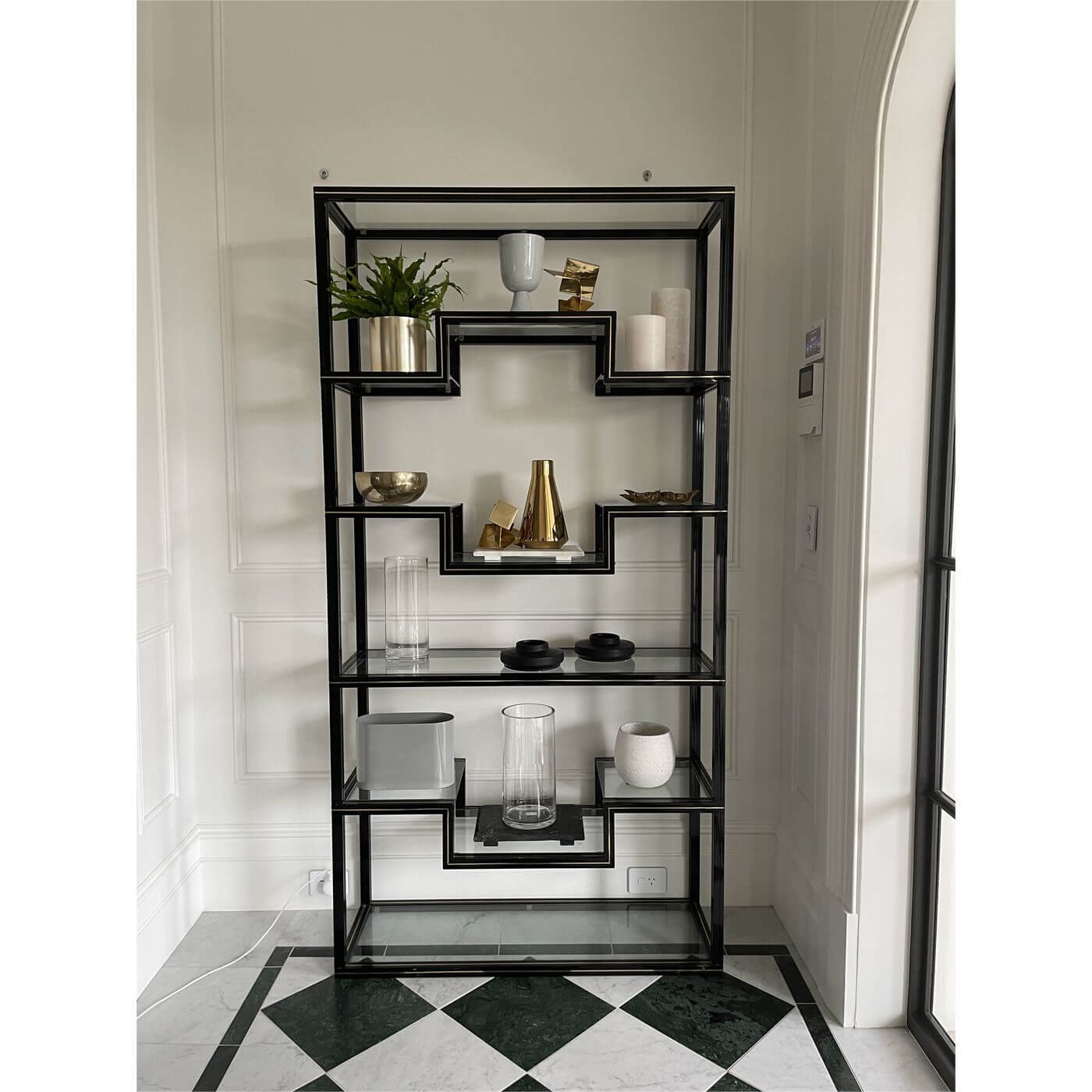 Etagere display cabinet