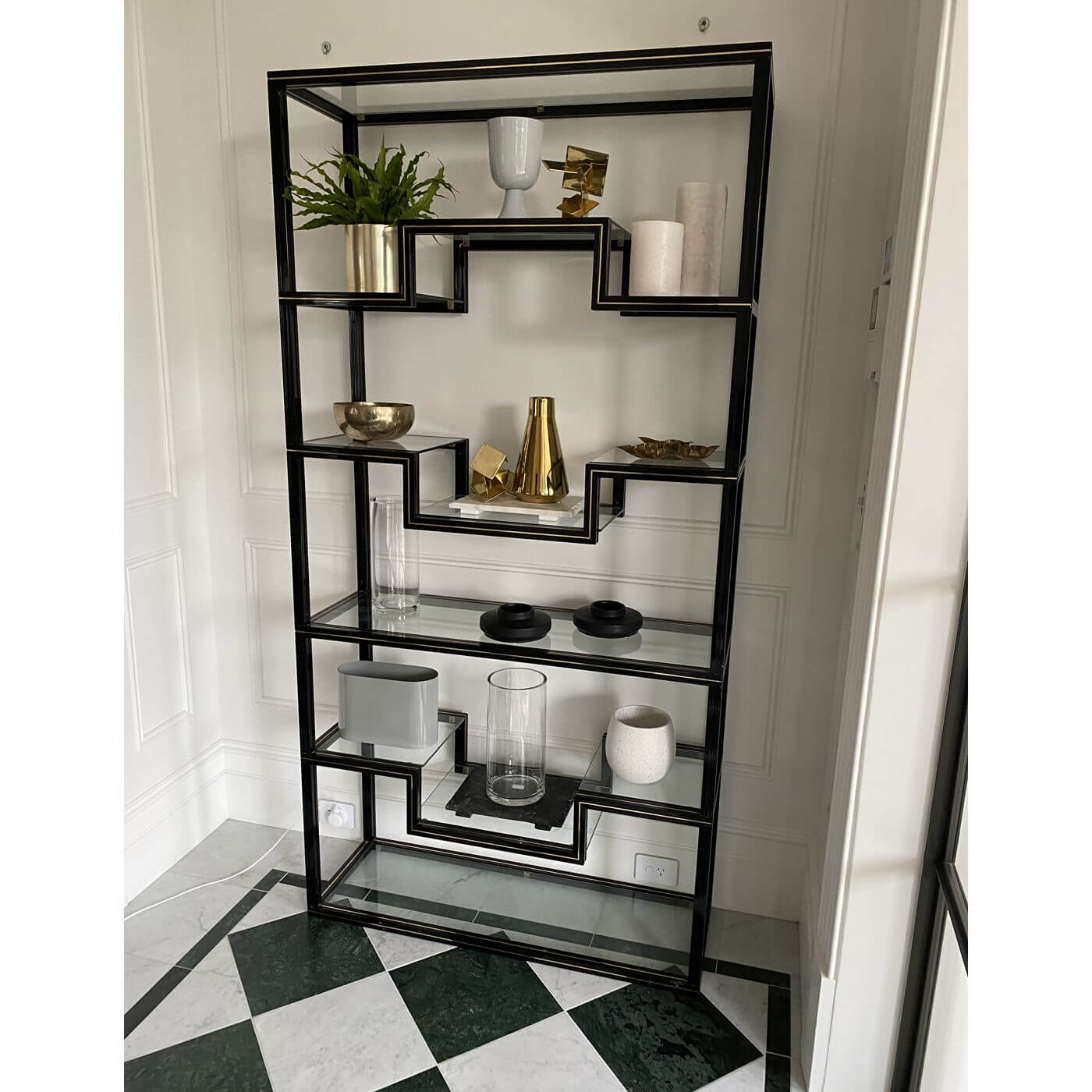 Etagere display cabinet