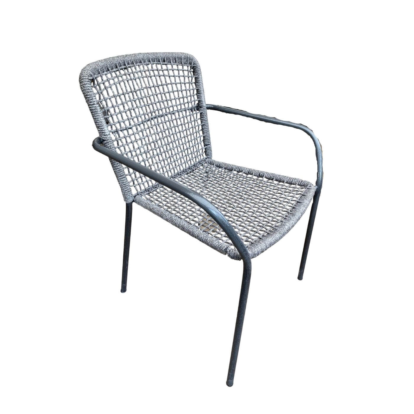 Two Design Lovers Grey-Rope-Outside-Chair