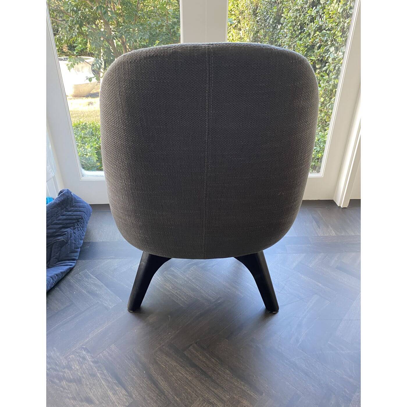 Grey occasional armchairs