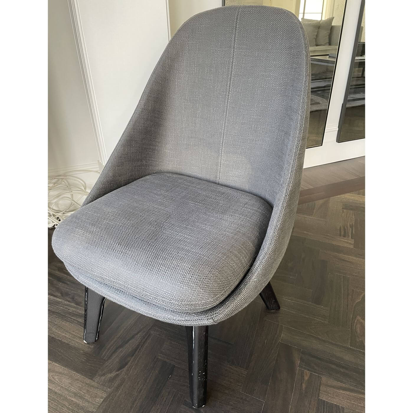 Grey occasional armchairs