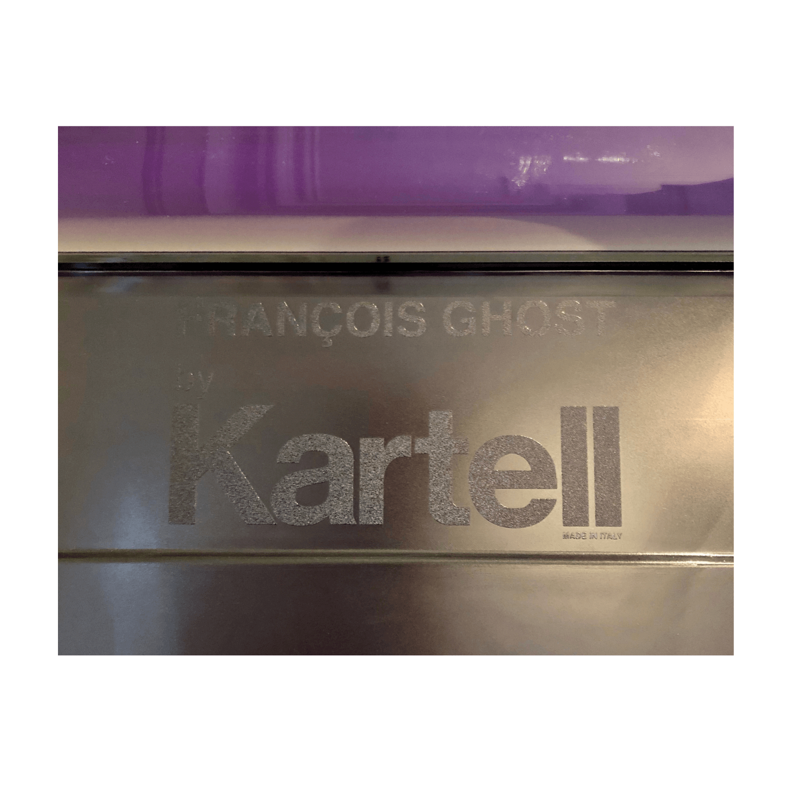 Two Design Lovers Kartell Ghost Mirror label