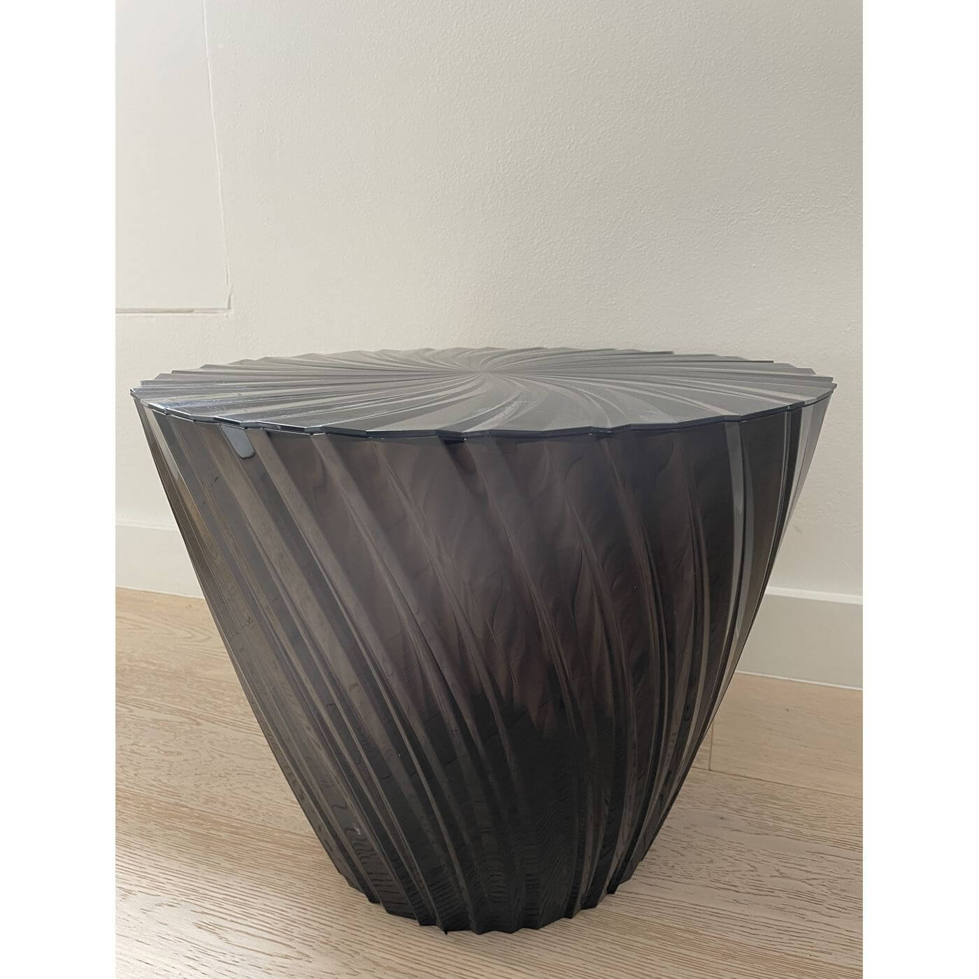 Kartell Sparkle side table, smoke