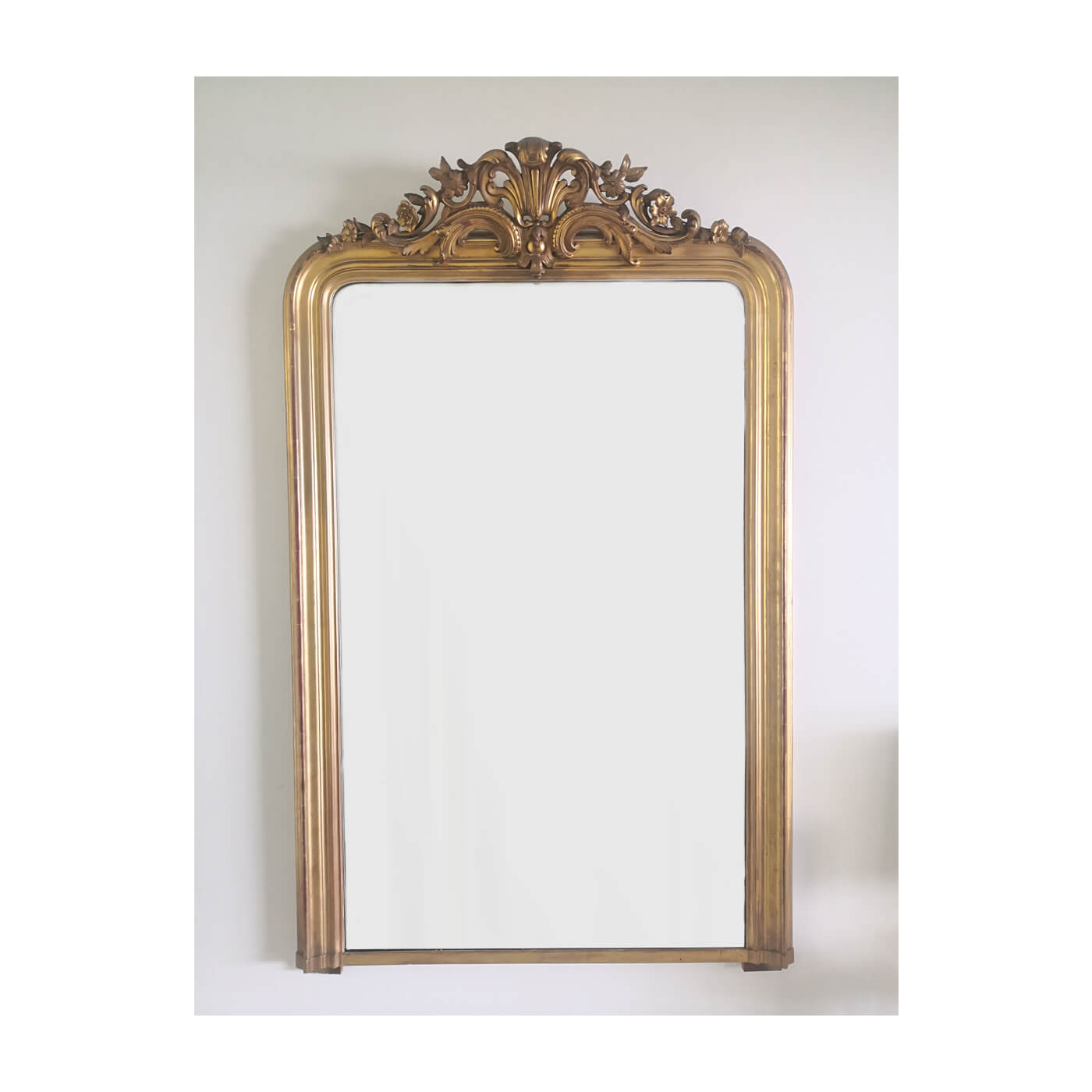 Large antique mirror in Louis Philippe style