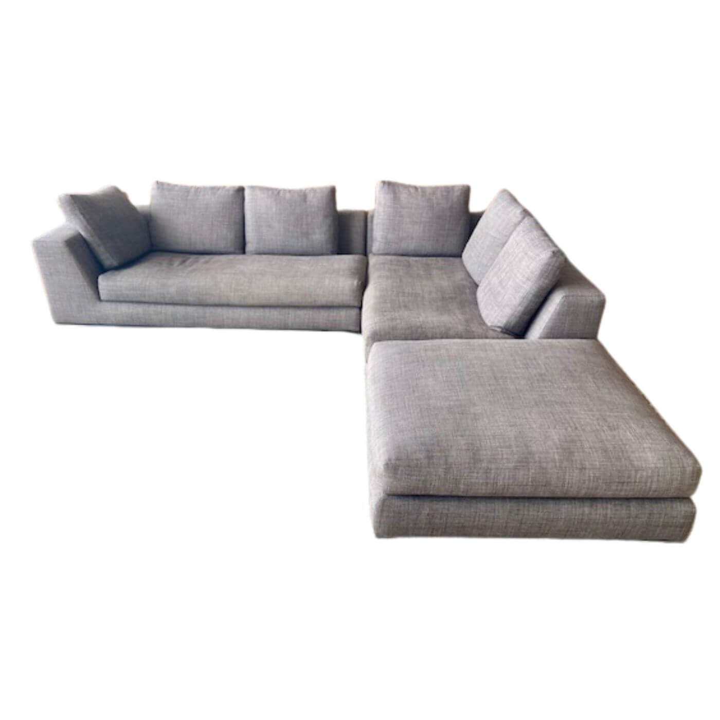 Minotti Hamilton Modulo sofa and ottoman