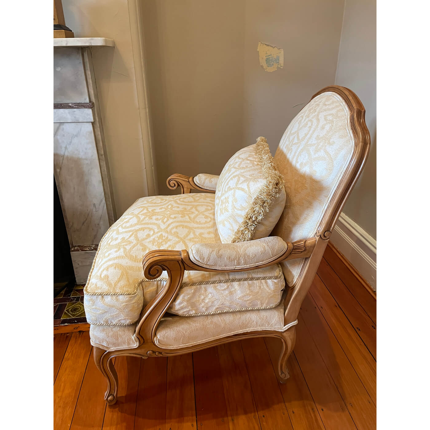 Moran Louis Chair and Ottoman