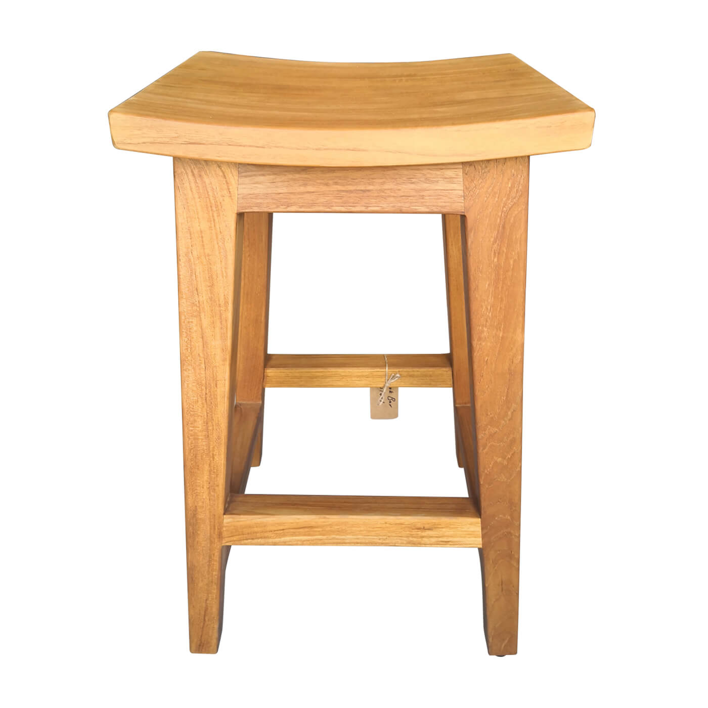 Osier Belle Teak outdoor stool