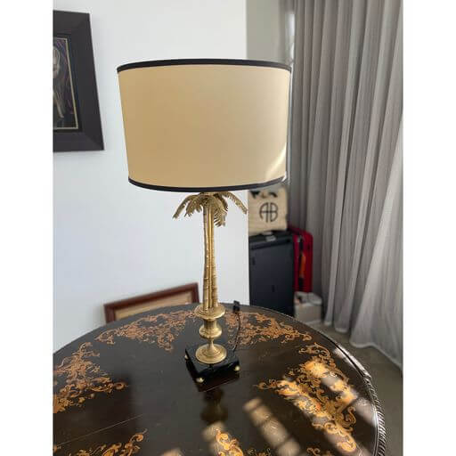 Two-Design-Lovers-Palm-leaf-table-lamp