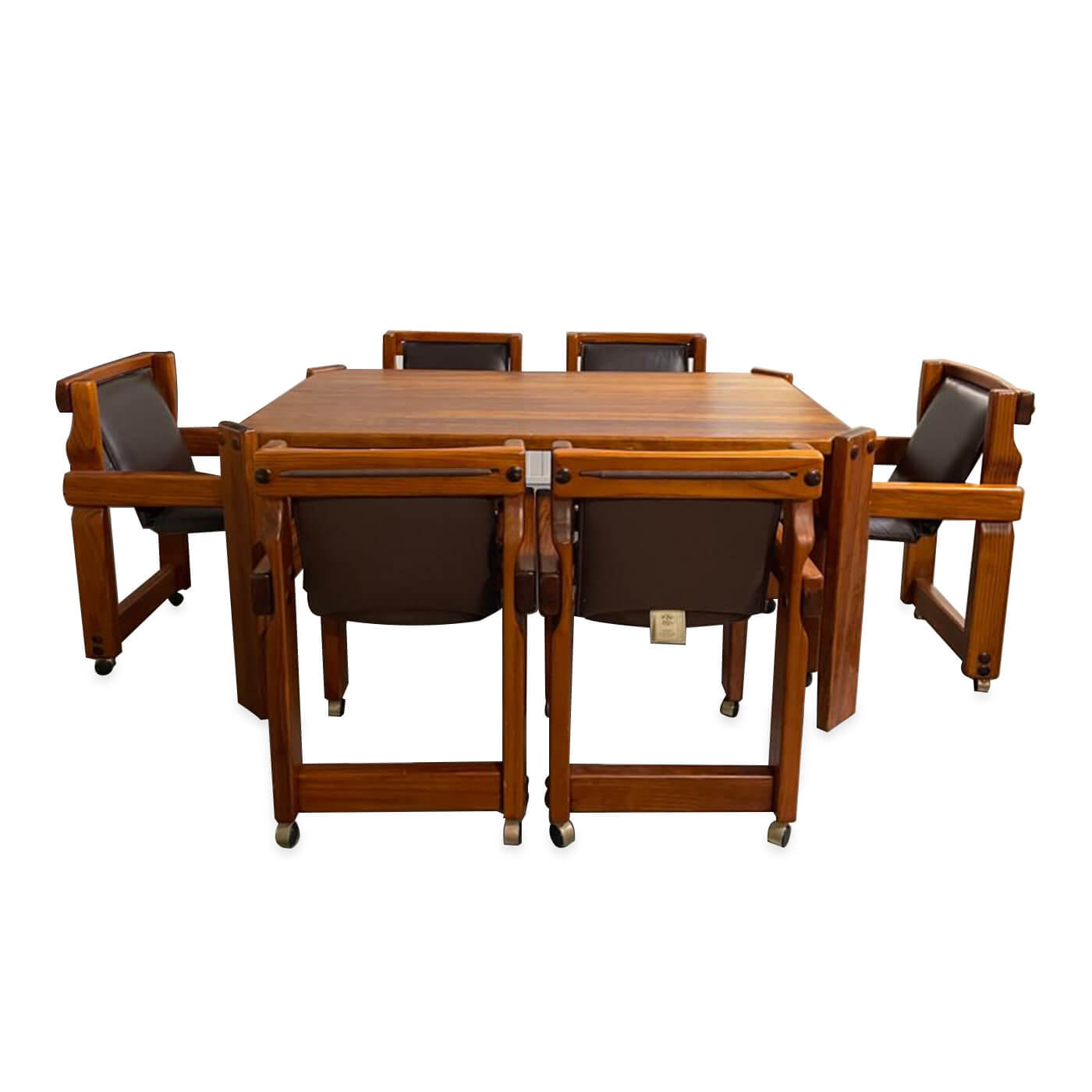 Authentic Post & Rail Dining and Coffee Table Set
