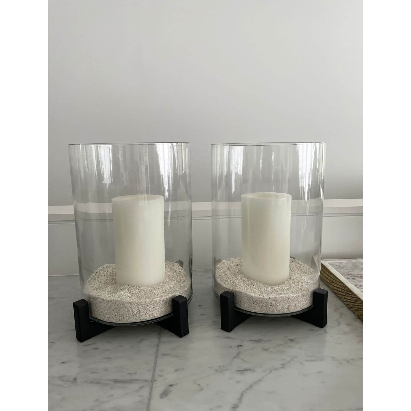 Two Design Lovers Pottery Barn Hurricane Lanterns