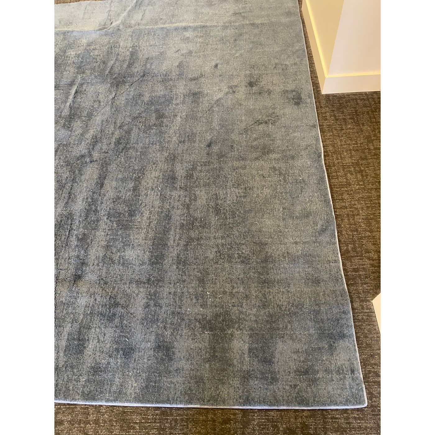RC+D Custom Blue Wool Rug