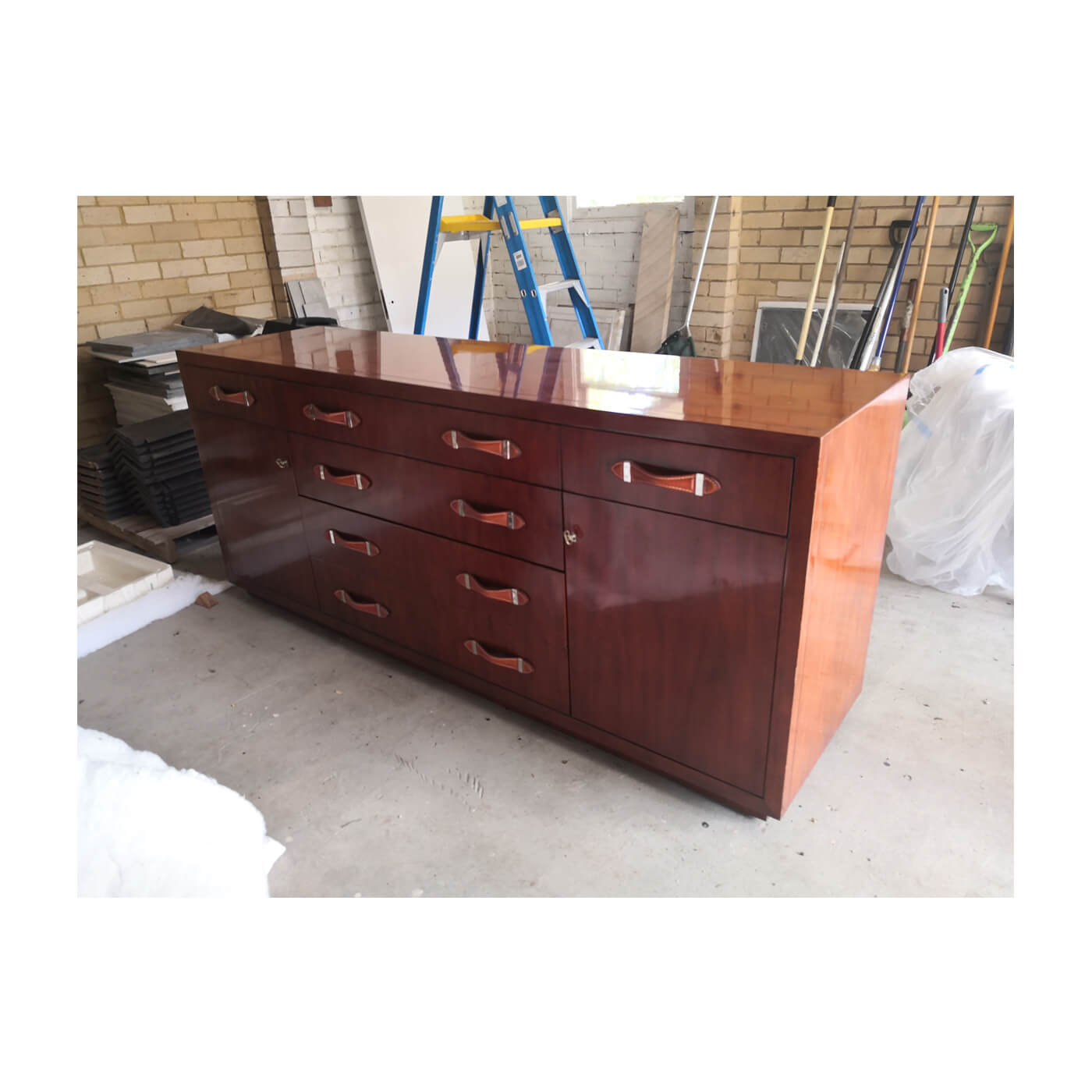 Ralph Lauren Modern Hollywood Mahogany Sideboard