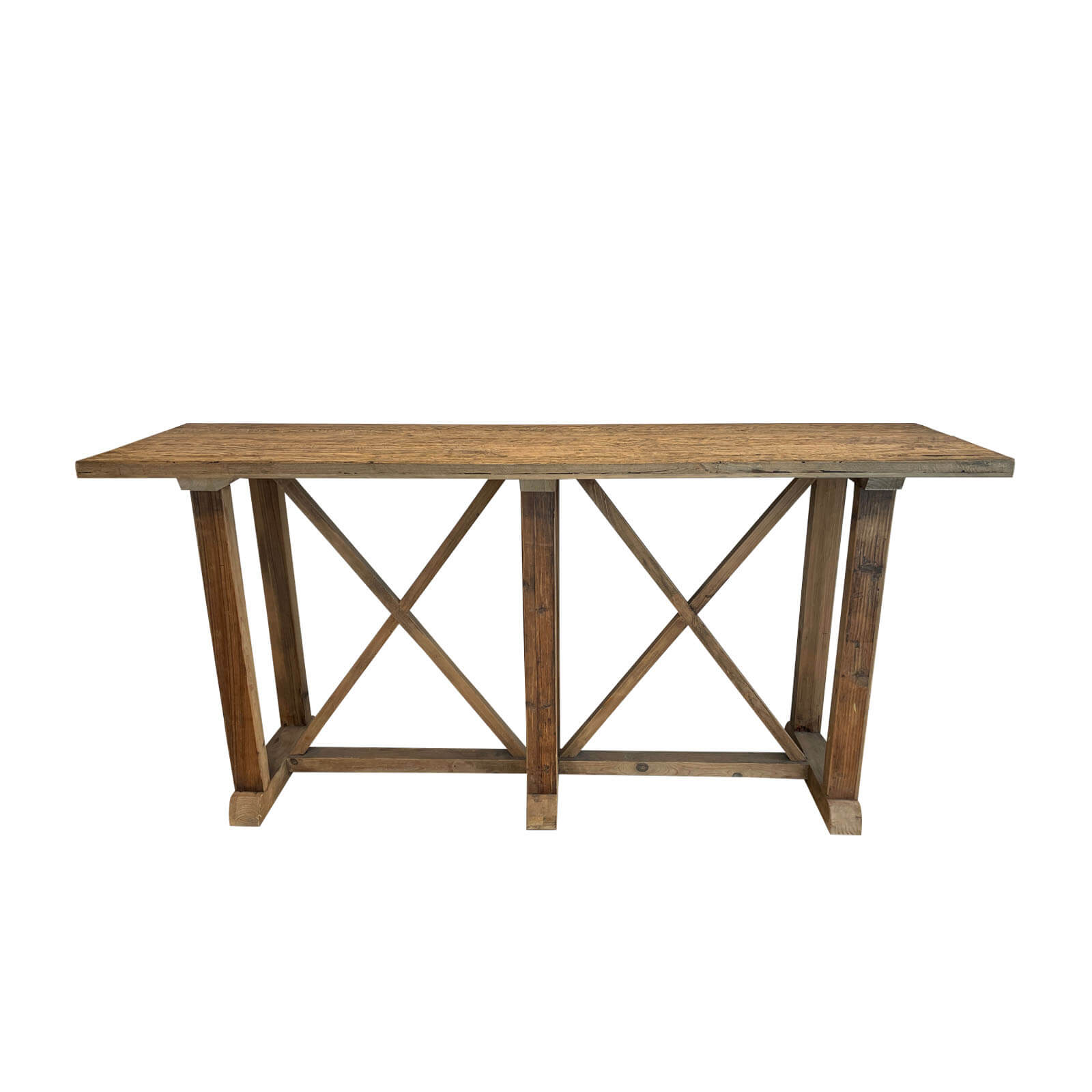 Rustic timber console table