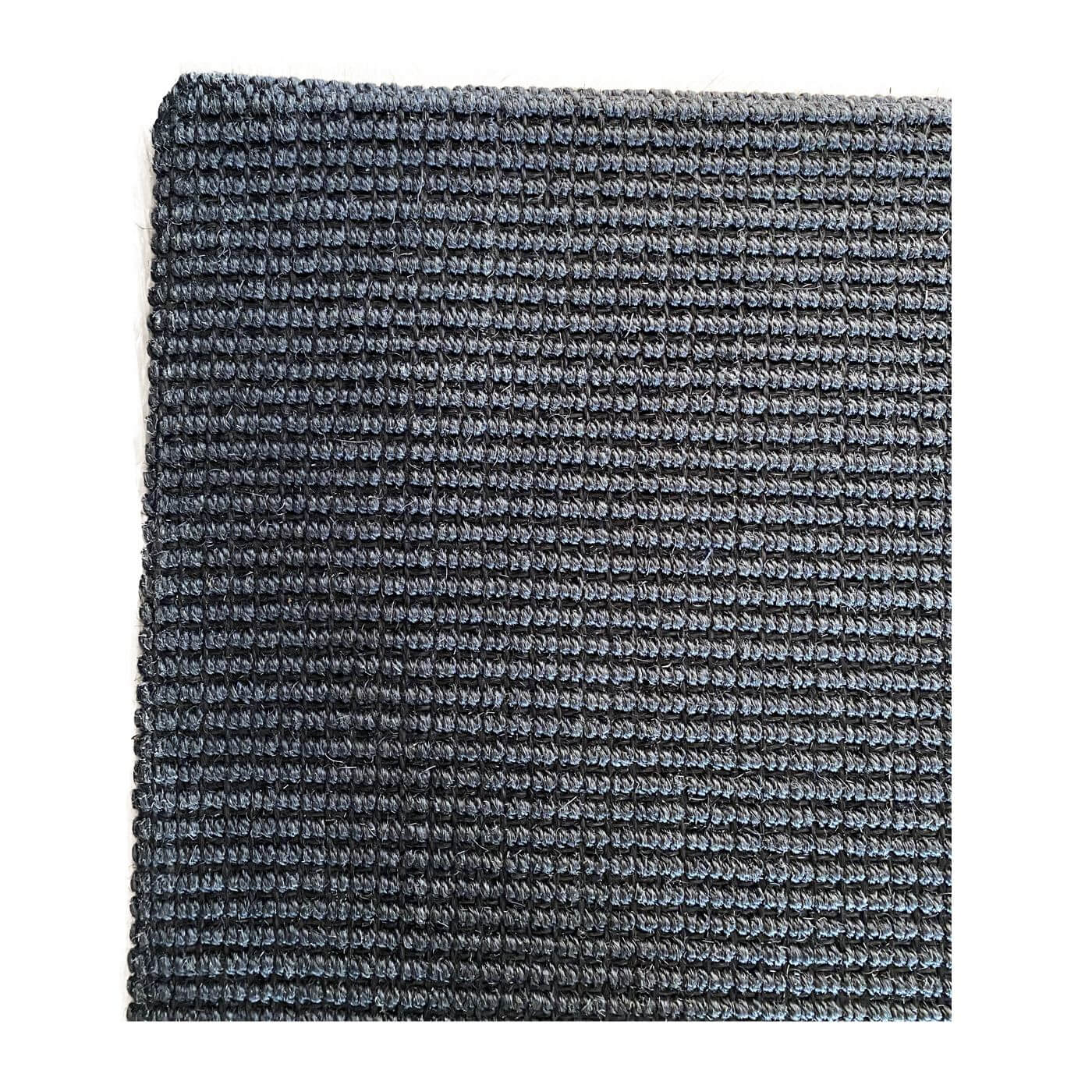 Charcoal sisal floor rug