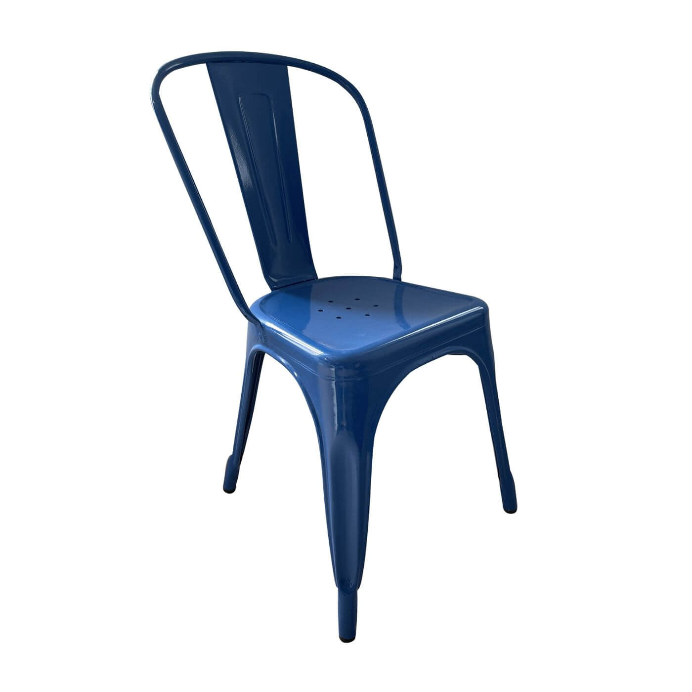 Tolix Chair A in blue, authentic, original