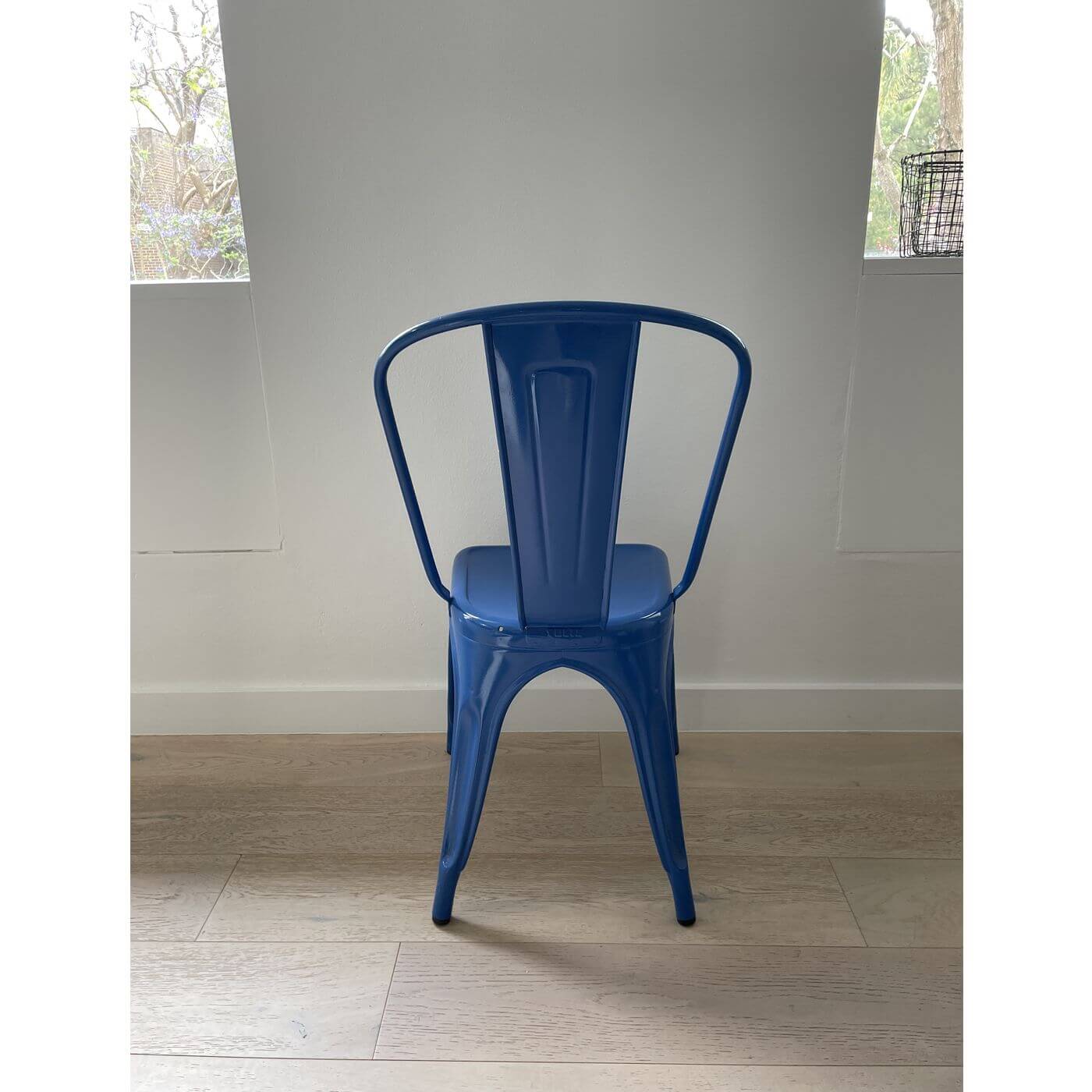 Tolix Chair A in blue, authentic, original