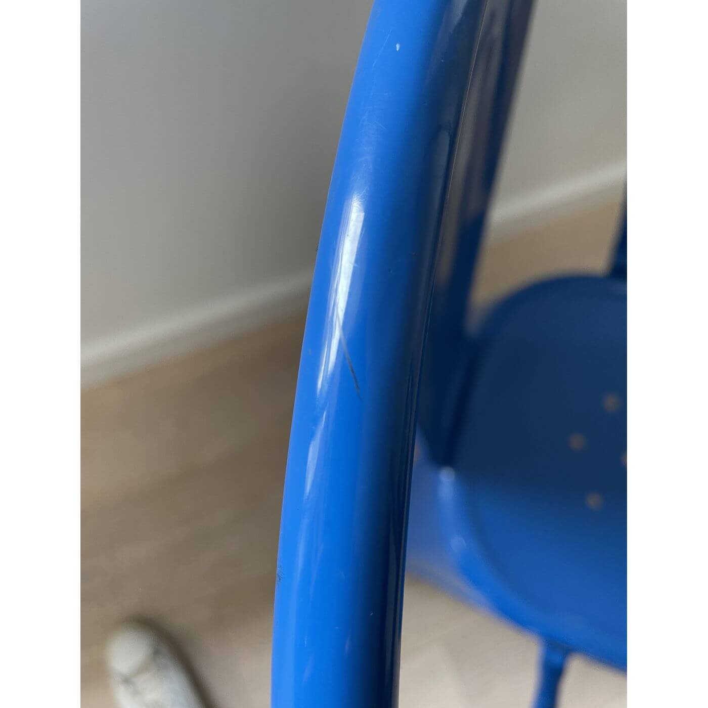 Tolix Chair A in blue, authentic, original