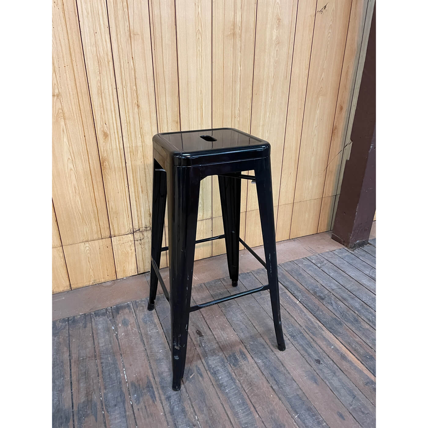 Tolix H65 Stool, Black (RRP $500)