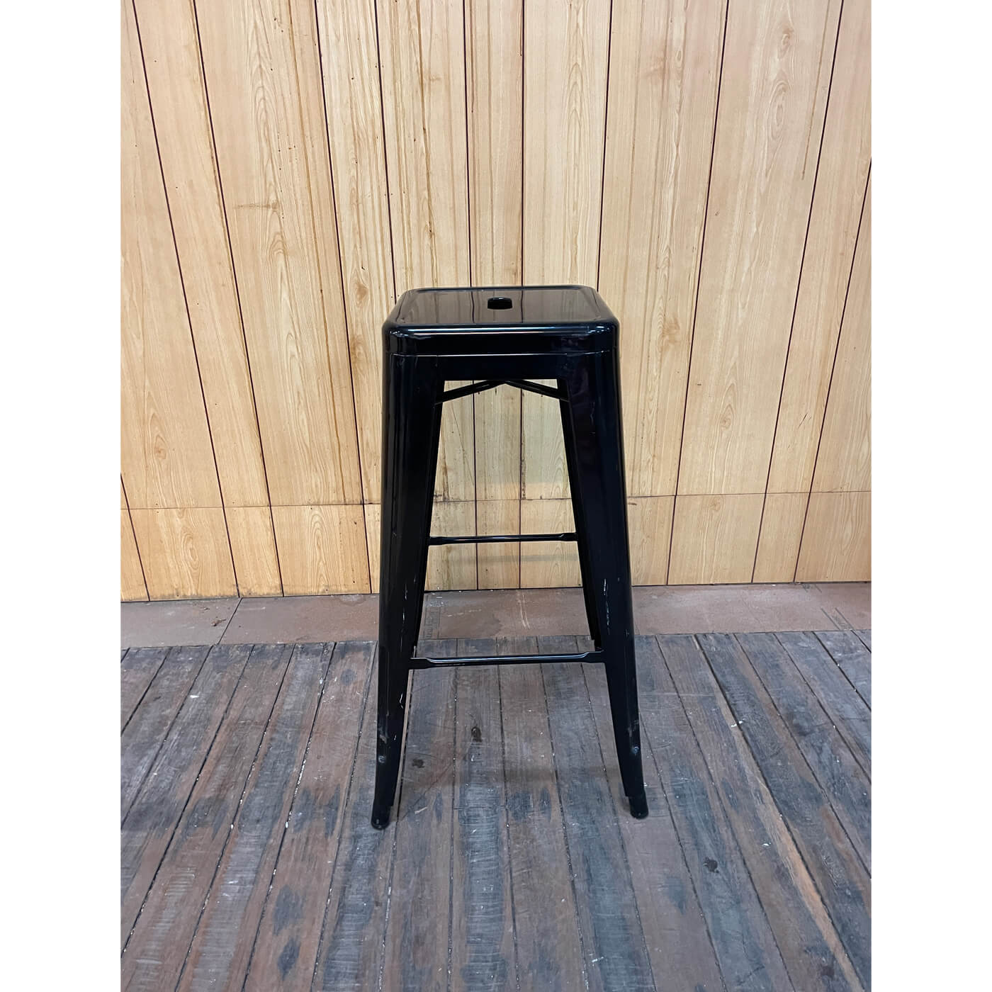 Tolix H65 Stool, Black (RRP $500)