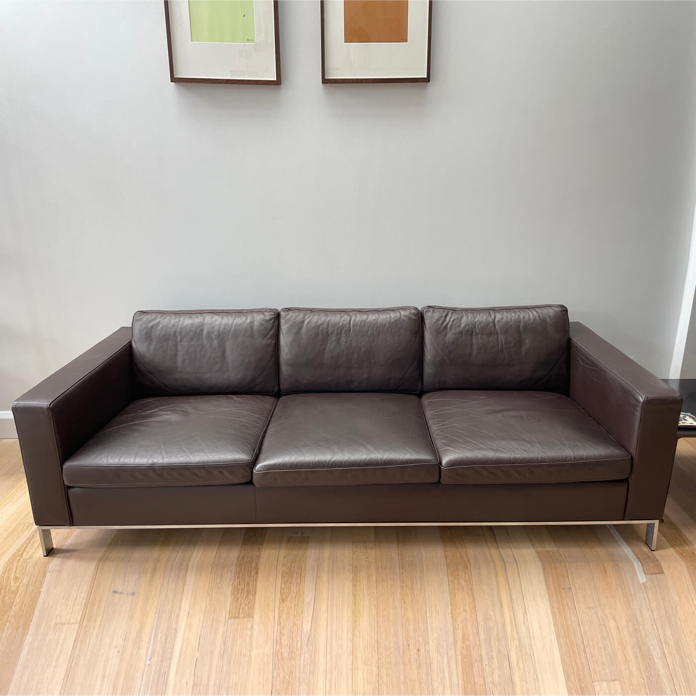 Walter Knoll Foster 503 Leather Sofa & ottoman