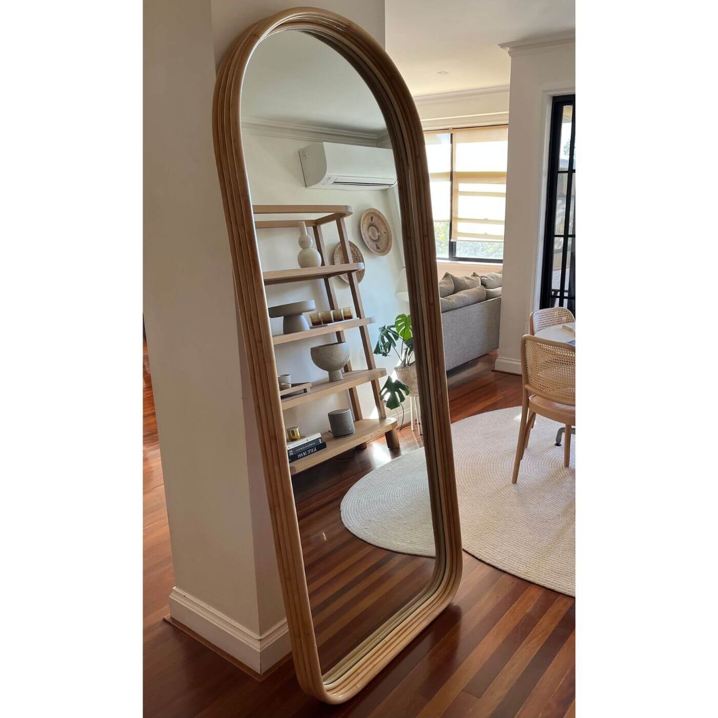 Two-Design-Lovers-Zali-Rattan-Mirror-and-plant-stand