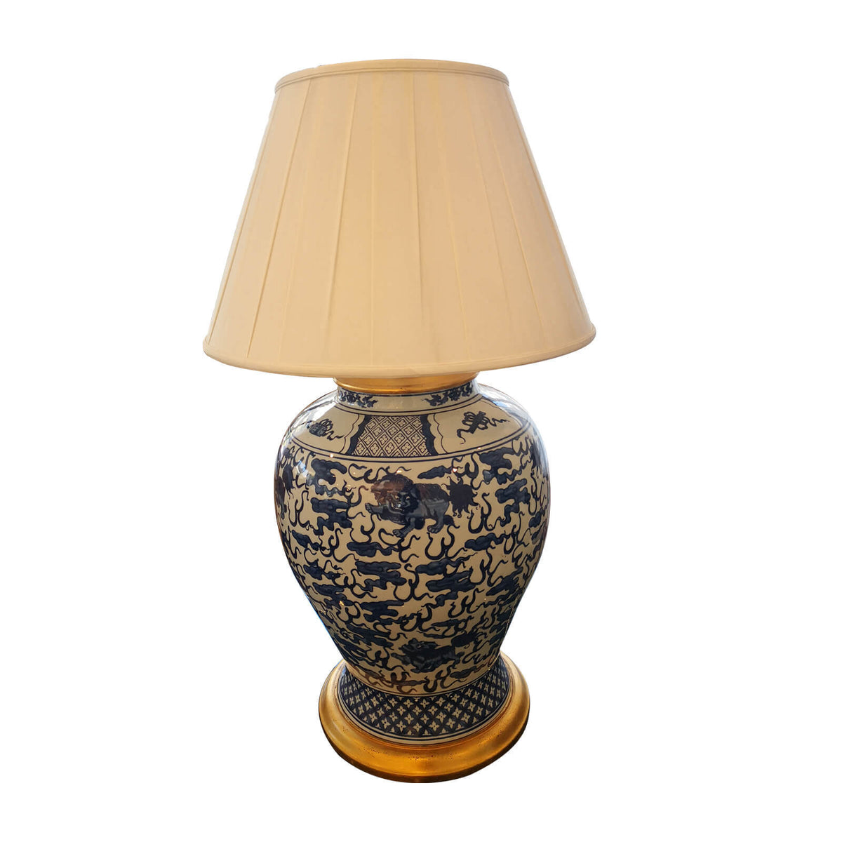 Ralph Lauren Blue & White Lamp