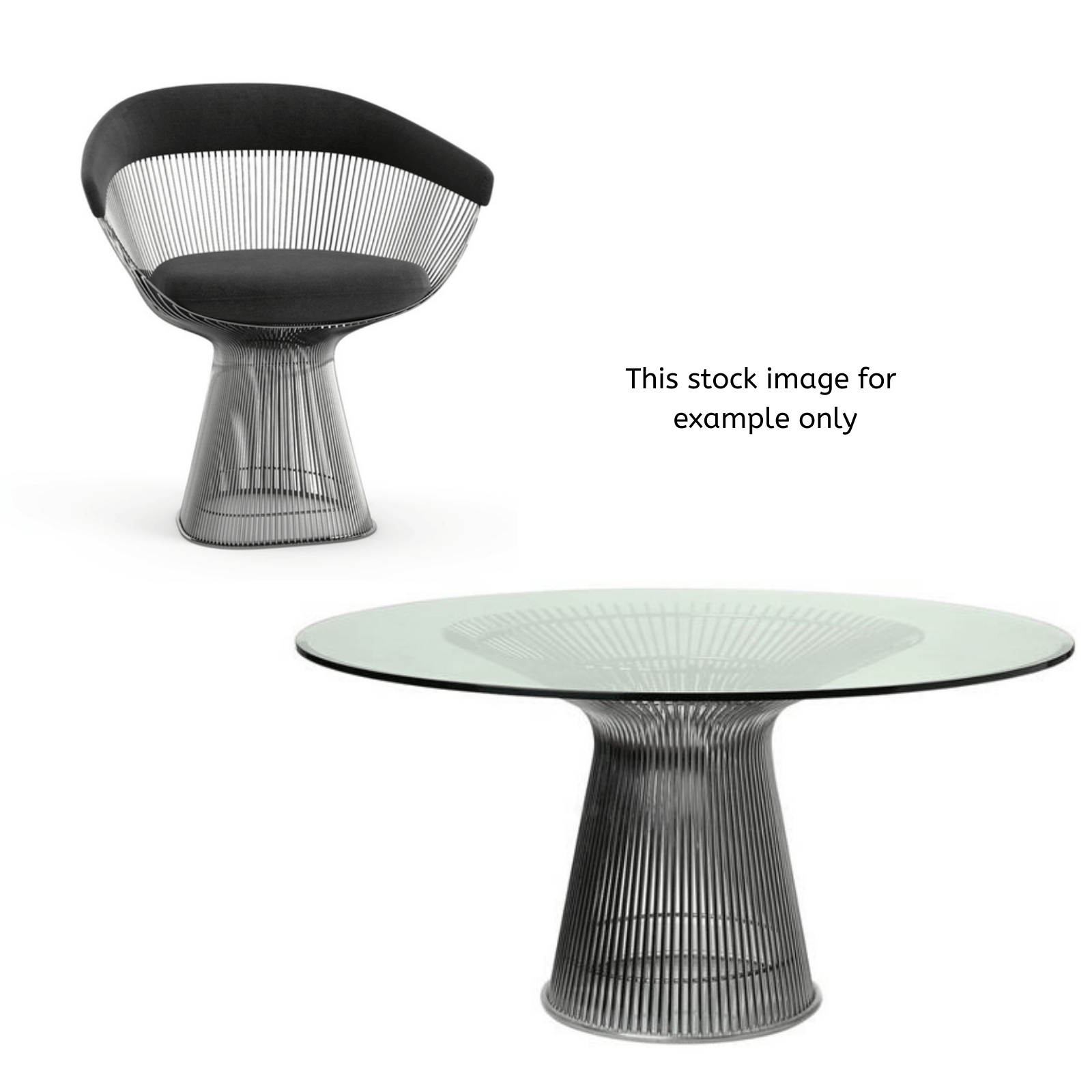 Two Design Lovers Platner Dining Chair & Table 8