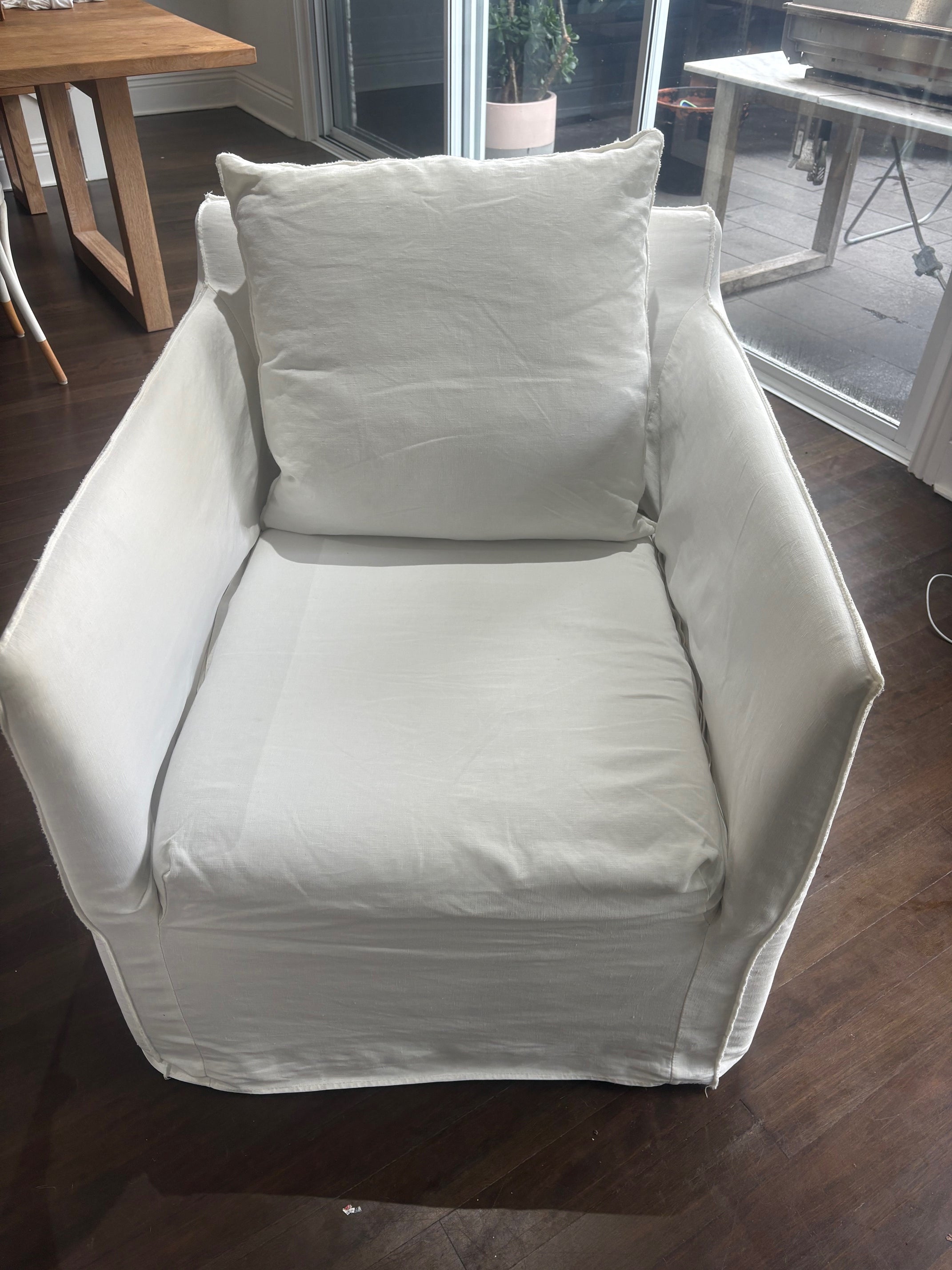 MCM House Joe Arm Chairs, pair