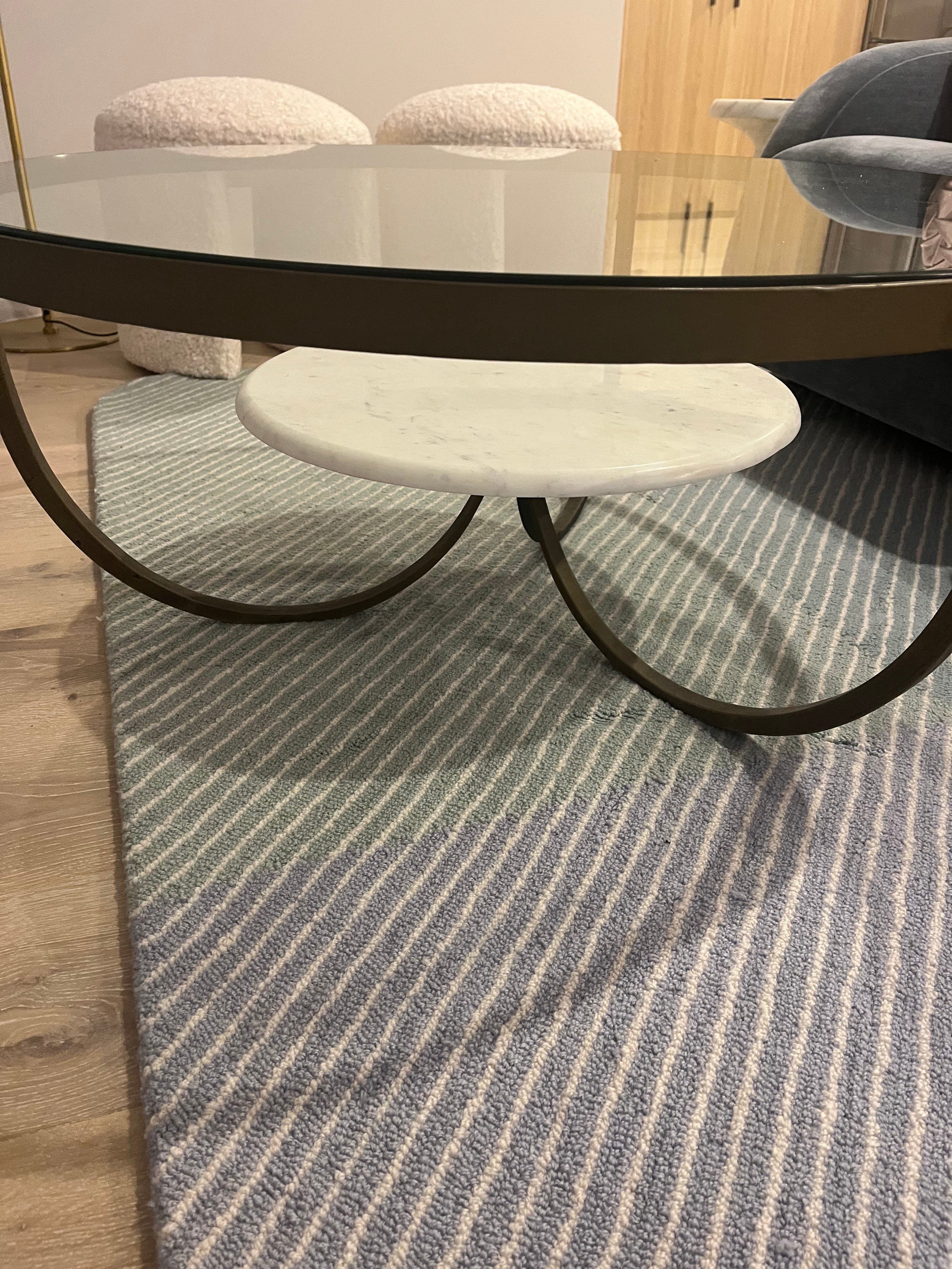 GlobeWest Amelie Curve Coffee Table