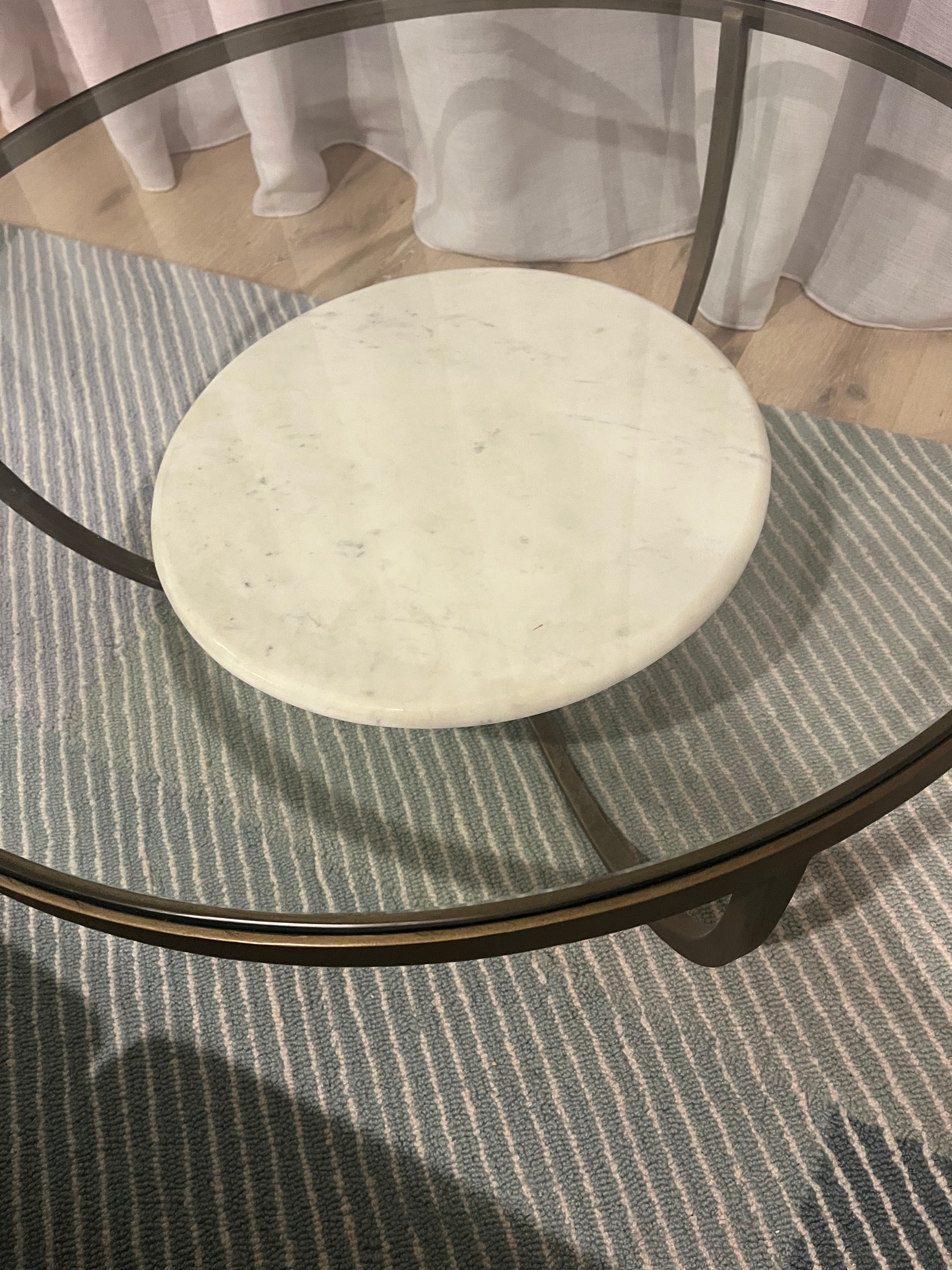 GlobeWest Amelie Curve Coffee Table