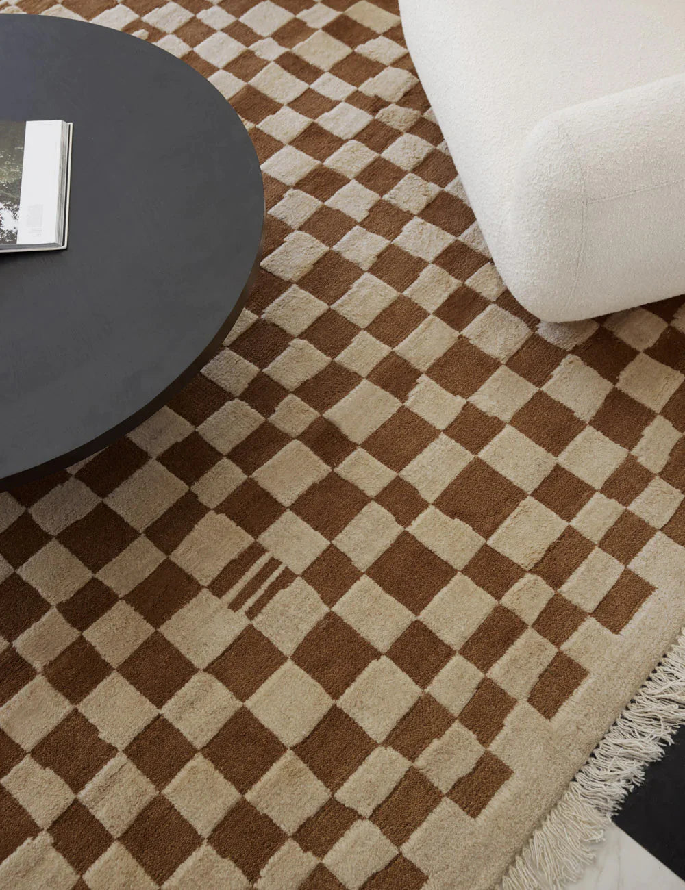 Sarah Sherman Samuel Checkerboard Wool Rug