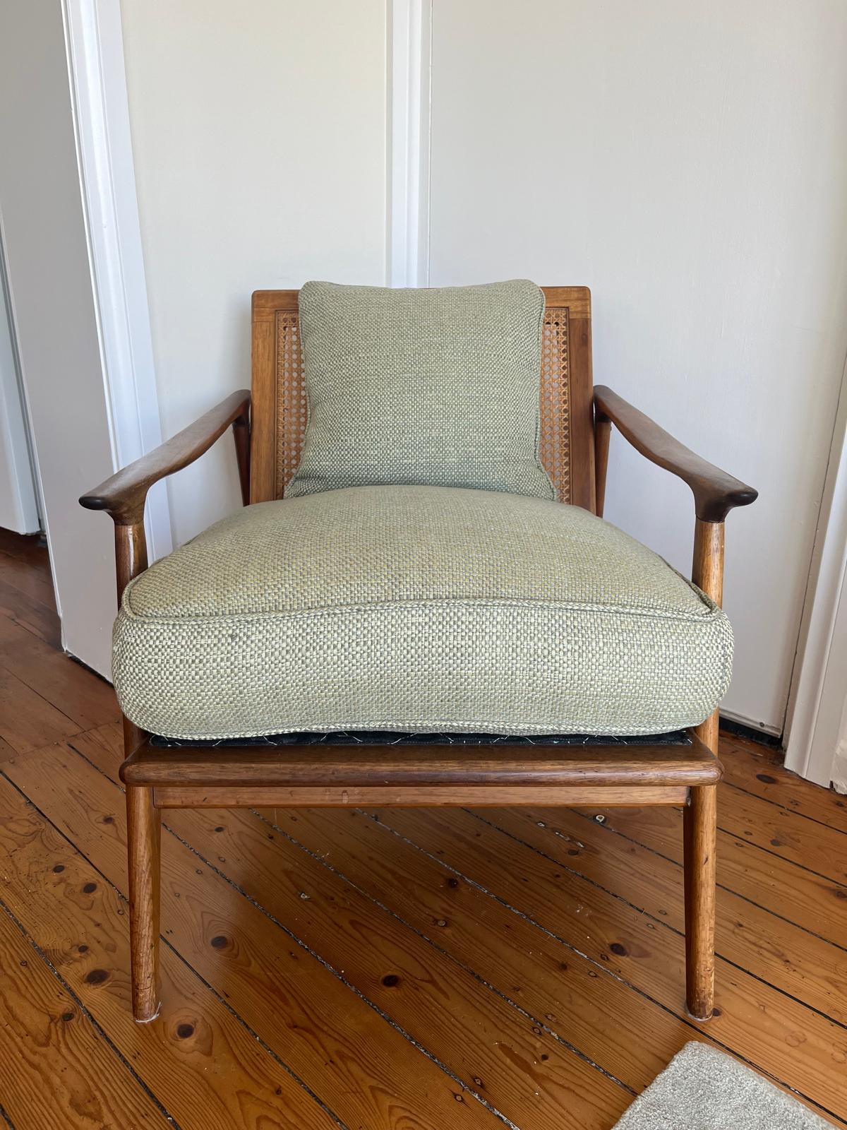 Vintage Parker Knoll Rattan Back Armchair circa 1960s