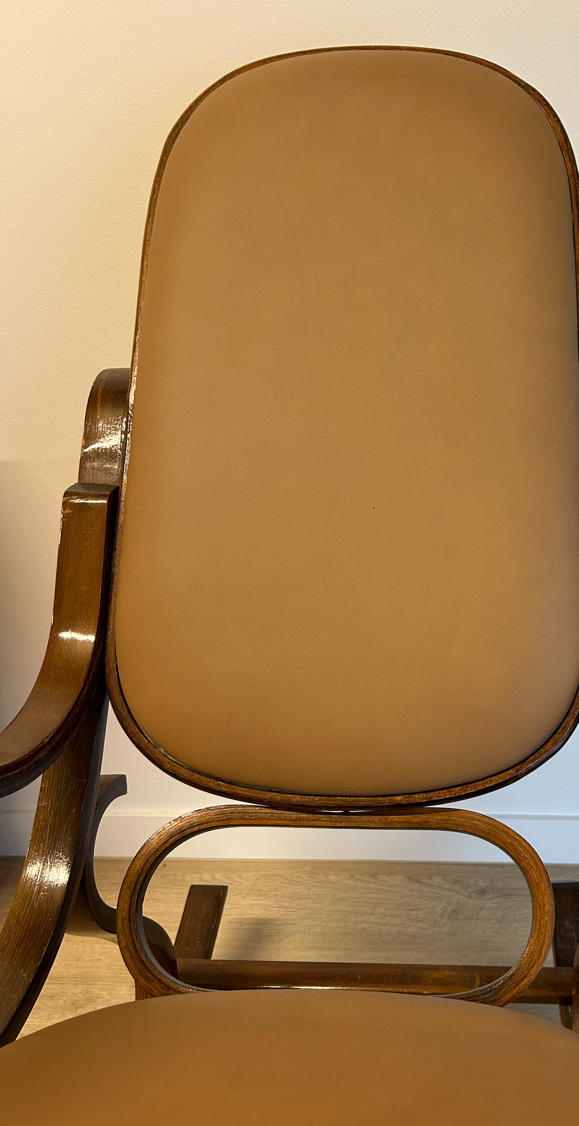 Thonet style Vintage Bentwood Rocking Chairs, pair