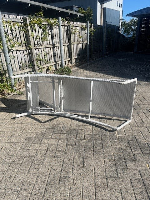 Rausch Florida Beach sun loungers, pair + side table